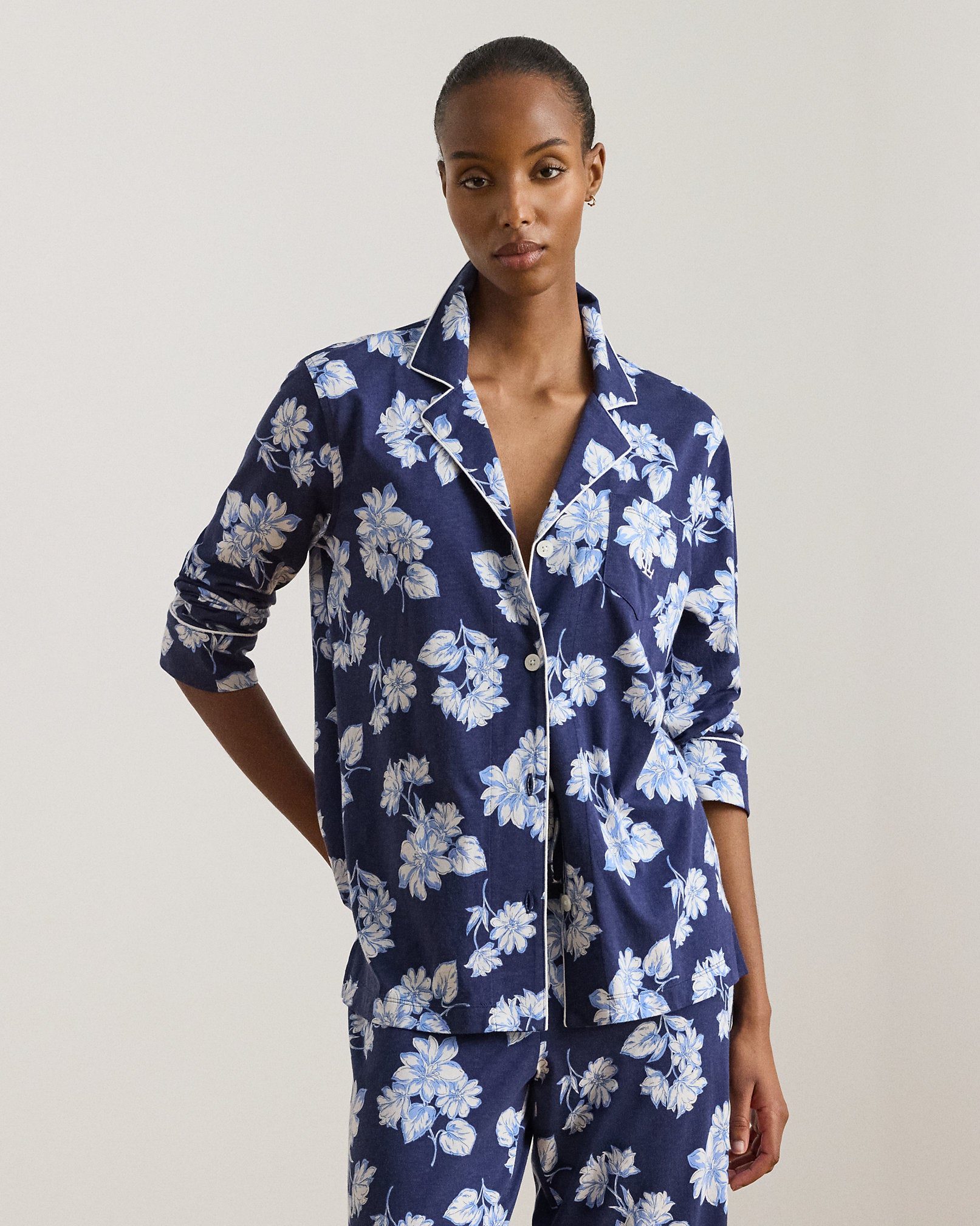 Ralph Lauren Floral CottonBlendJersey Sleep Set