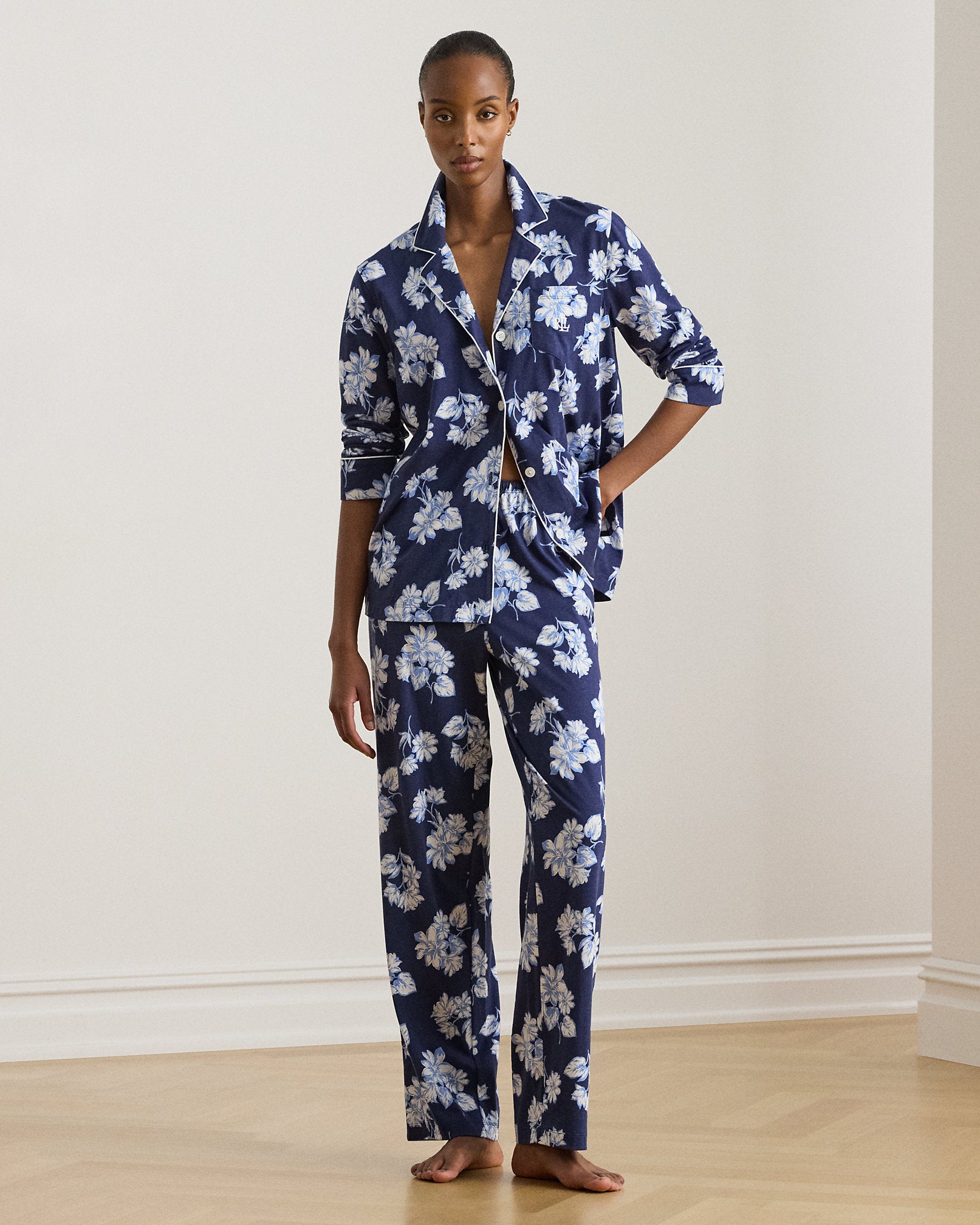 Ralph Lauren Floral CottonBlendJersey Sleep Set