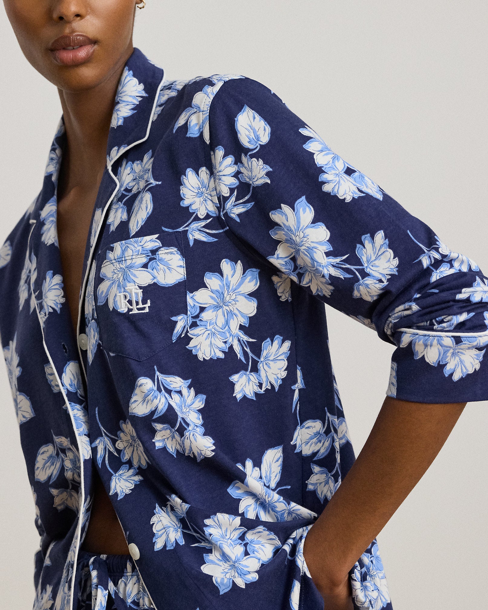 Ralph Lauren Floral CottonBlendJersey Sleep Set