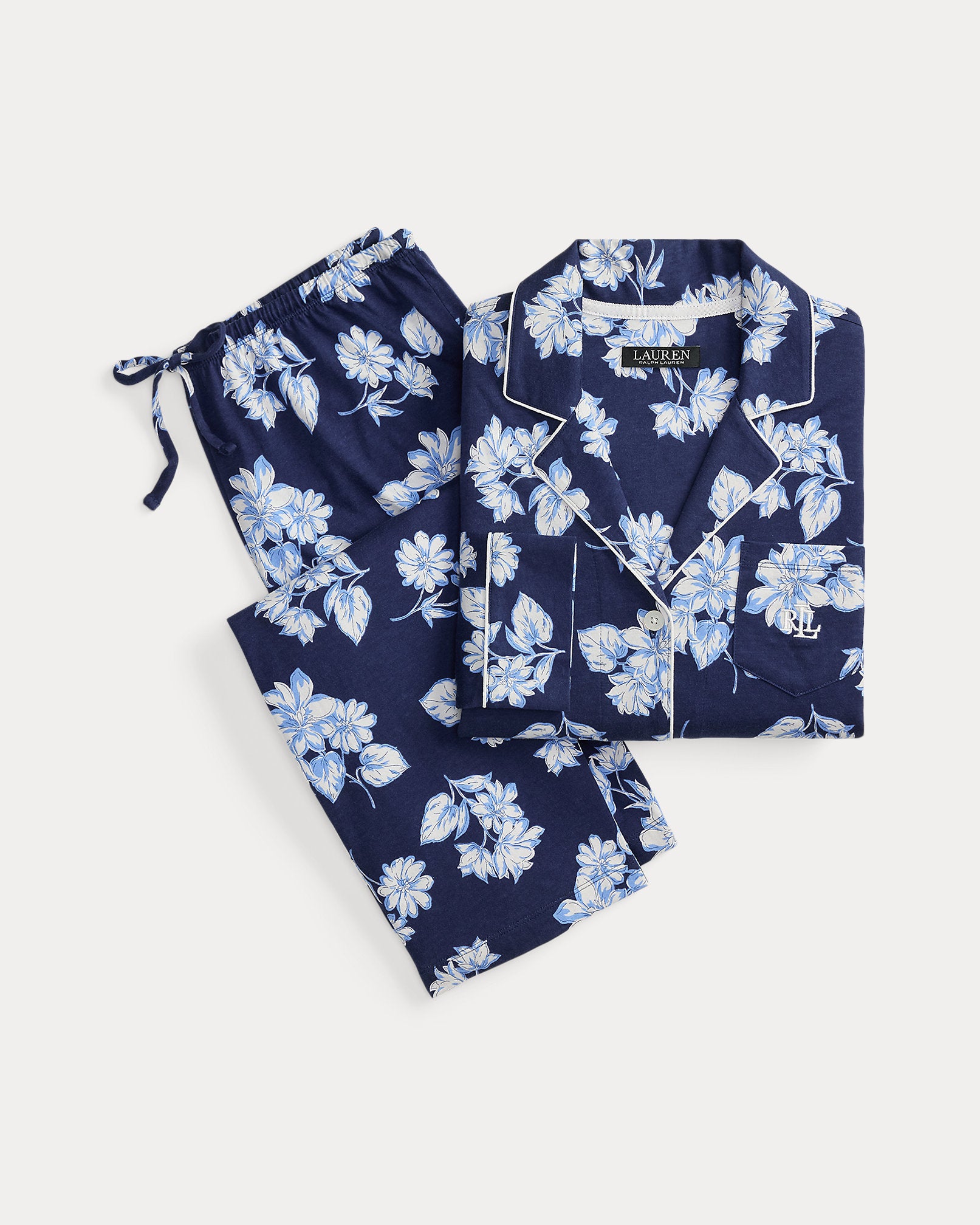 Ralph Lauren Floral CottonBlendJersey Sleep Set
