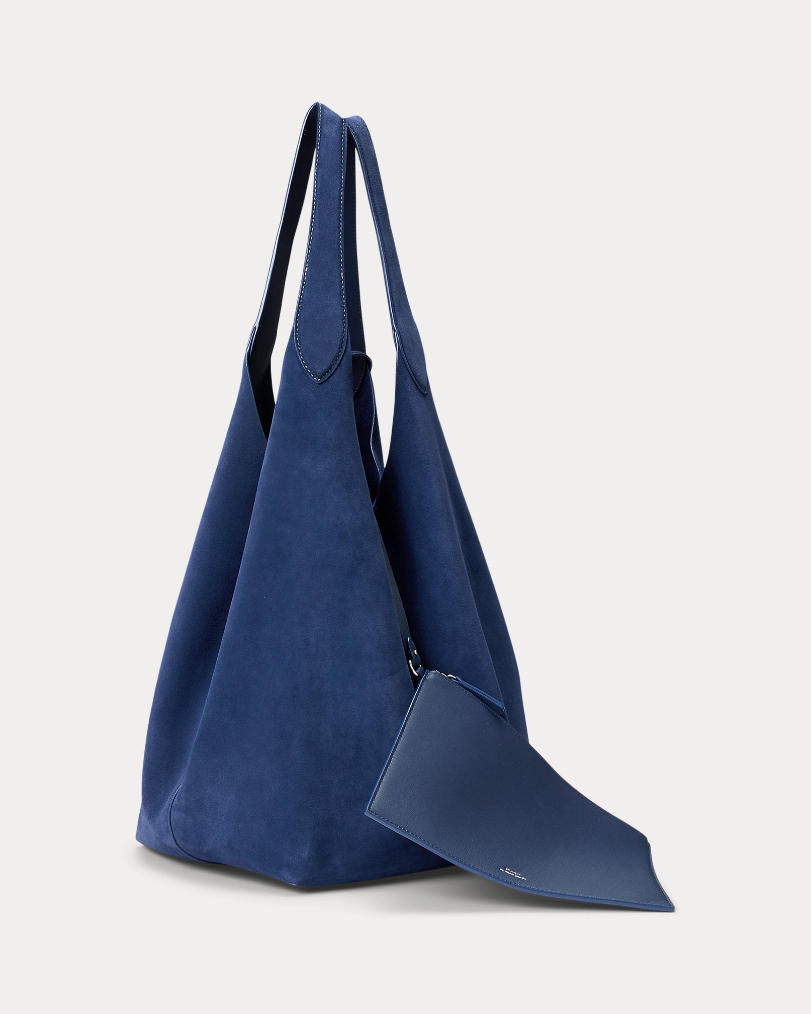 Ralph Lauren Polo Play Suede Large Tote
