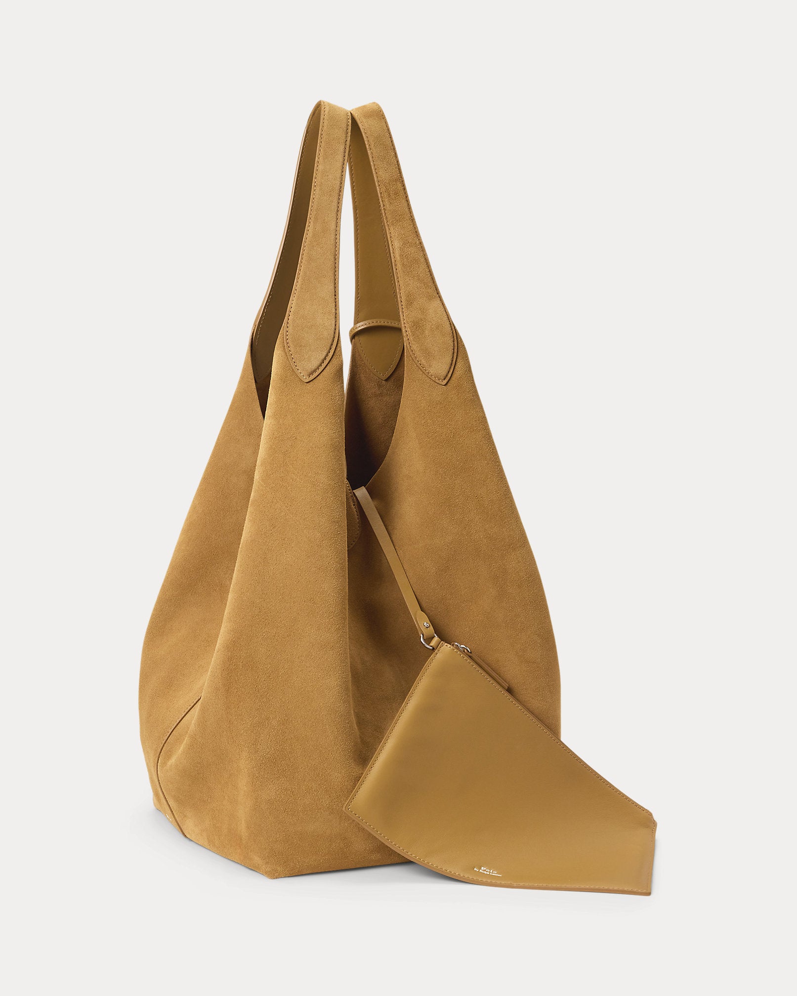 Ralph Lauren Polo Play Suede Large Tote