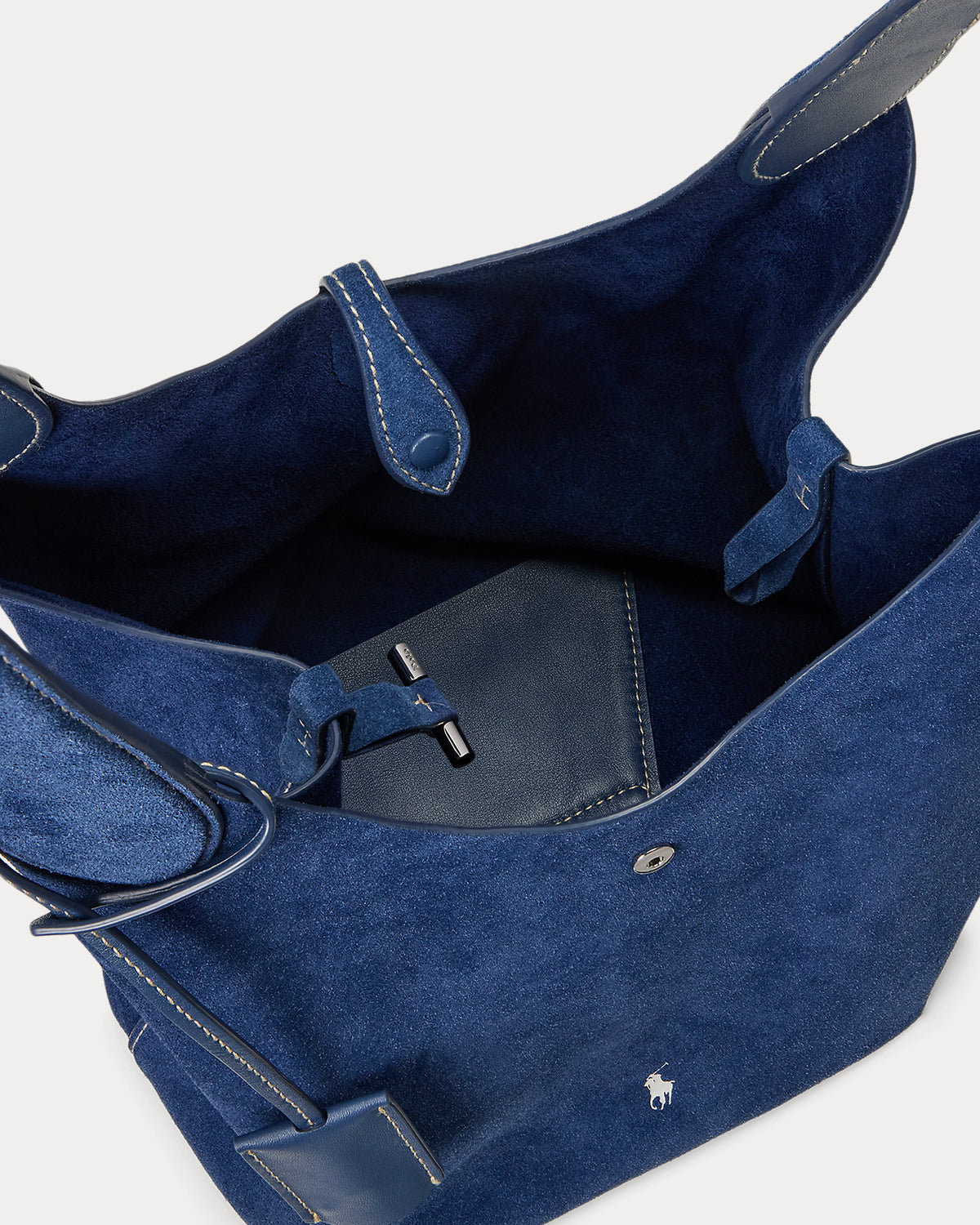 Ralph Lauren Polo Play Suede Tote