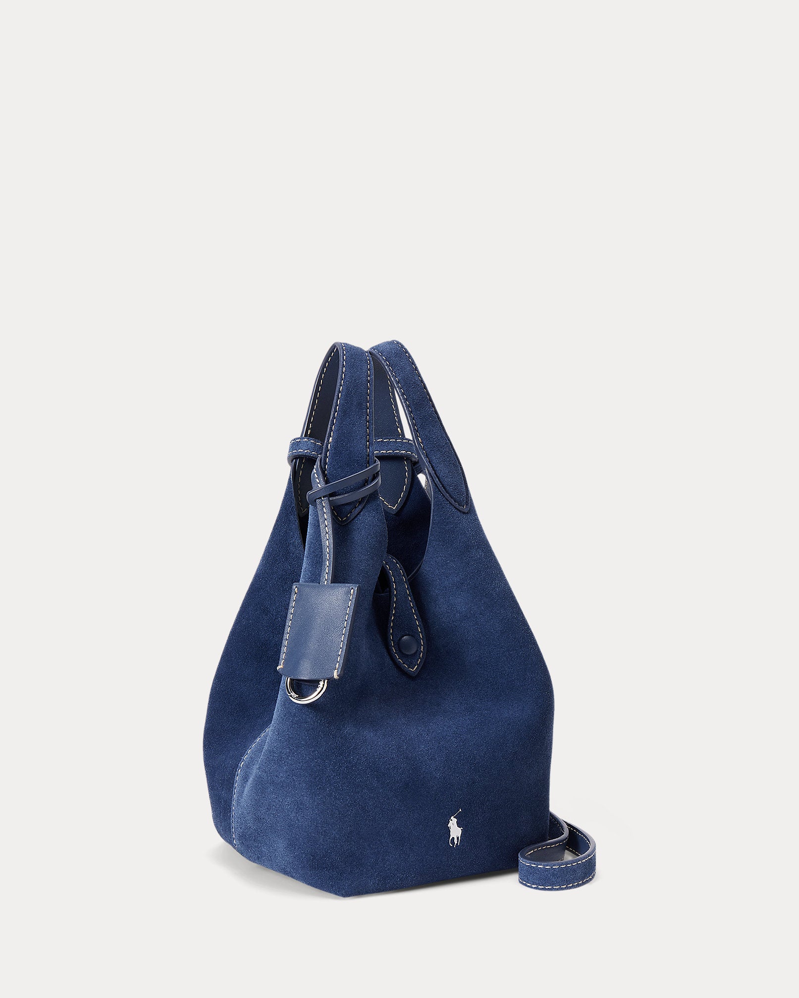 Ralph Lauren Polo Play Suede Small Tote Crossbody