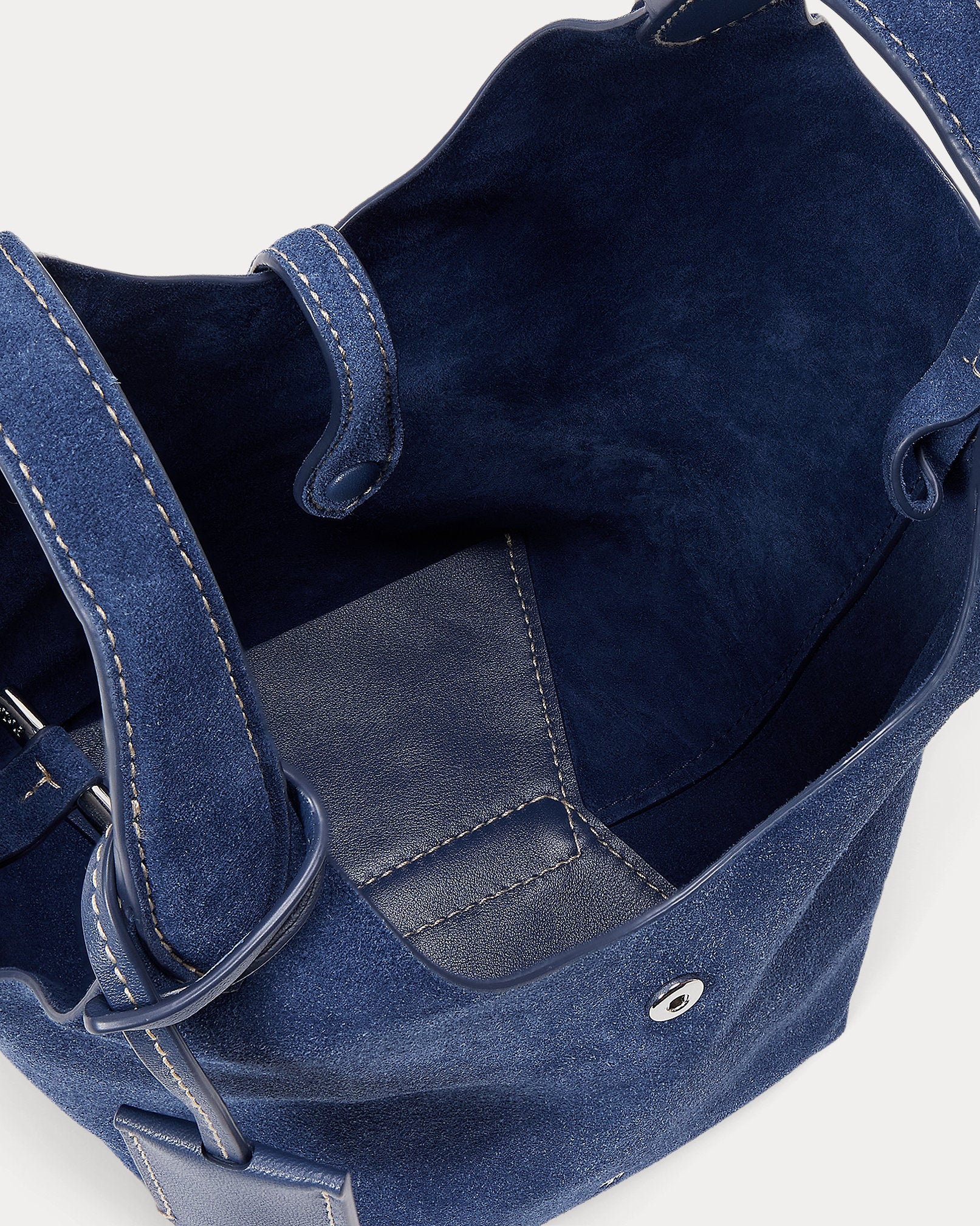 Ralph Lauren Polo Play Suede Small Tote Crossbody