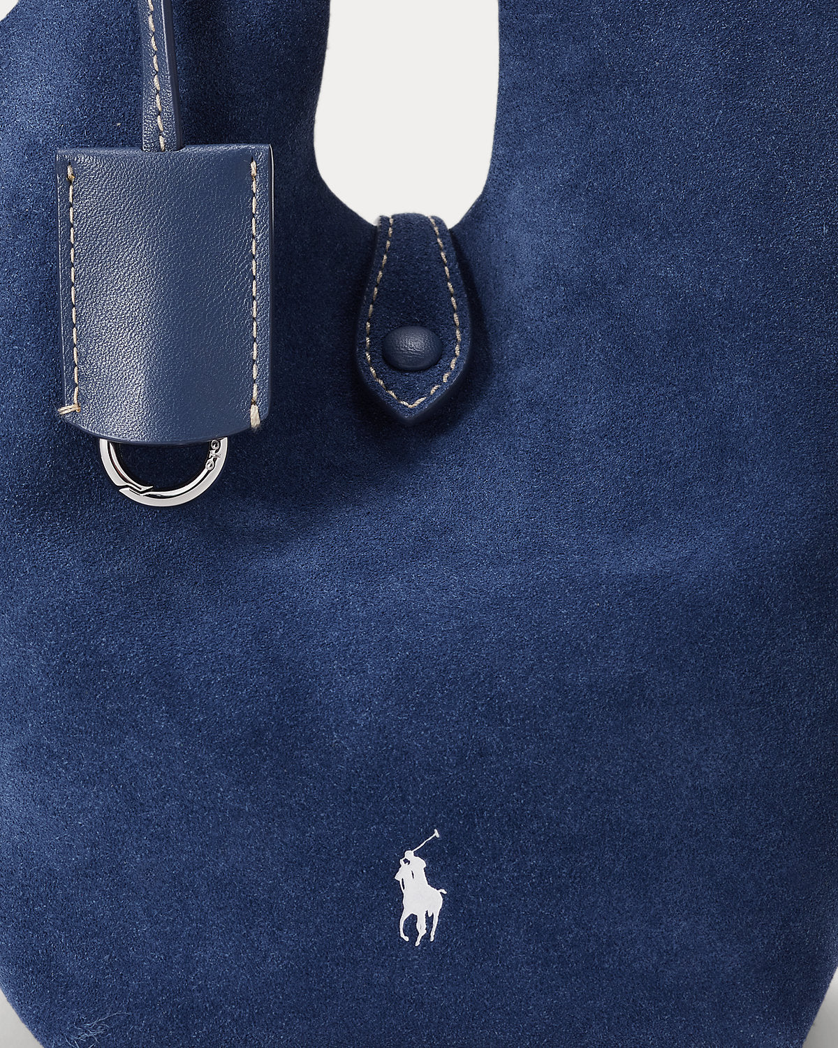 Ralph Lauren Polo Play Suede Small Tote Crossbody
