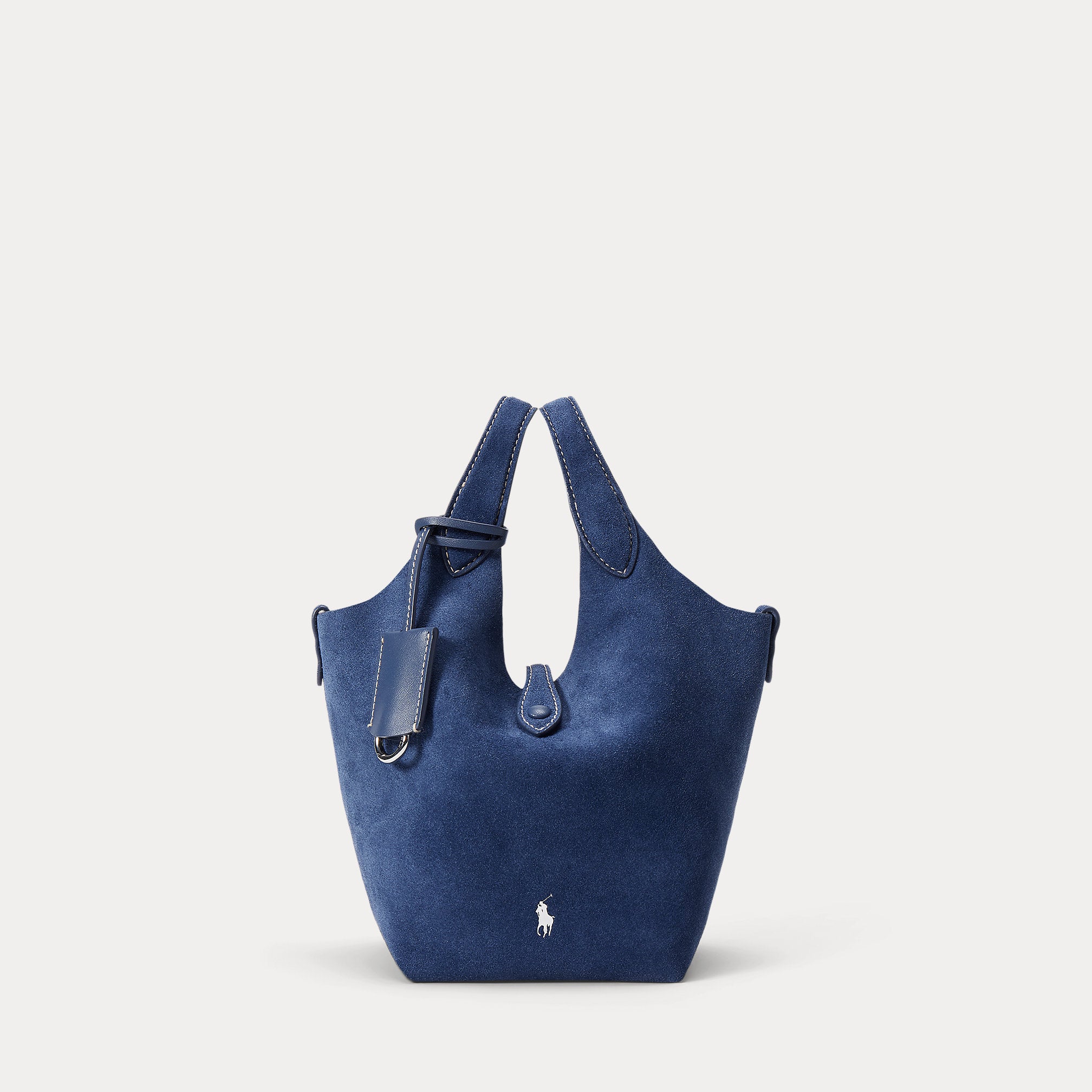 Ralph Lauren Polo Play Suede Small Tote Crossbody