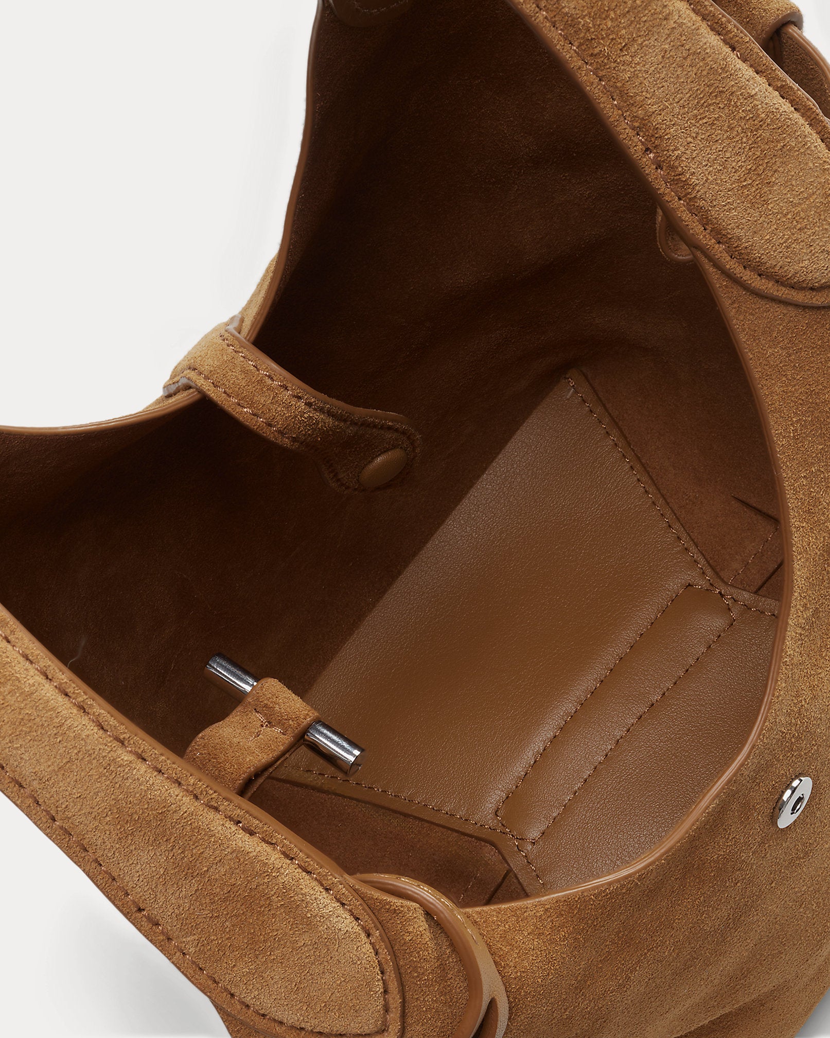 Ralph Lauren Polo Play Suede Small Tote Crossbody