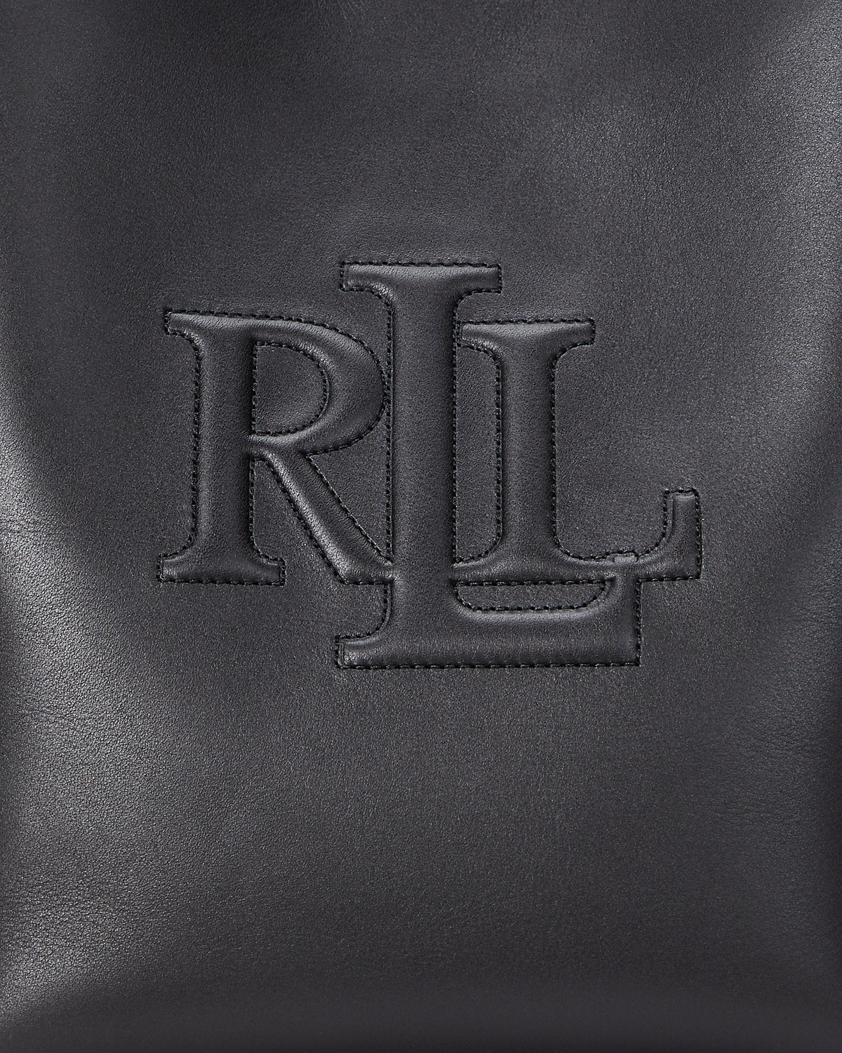 Ralph Lauren Leather Medium Witley Bucket Bag