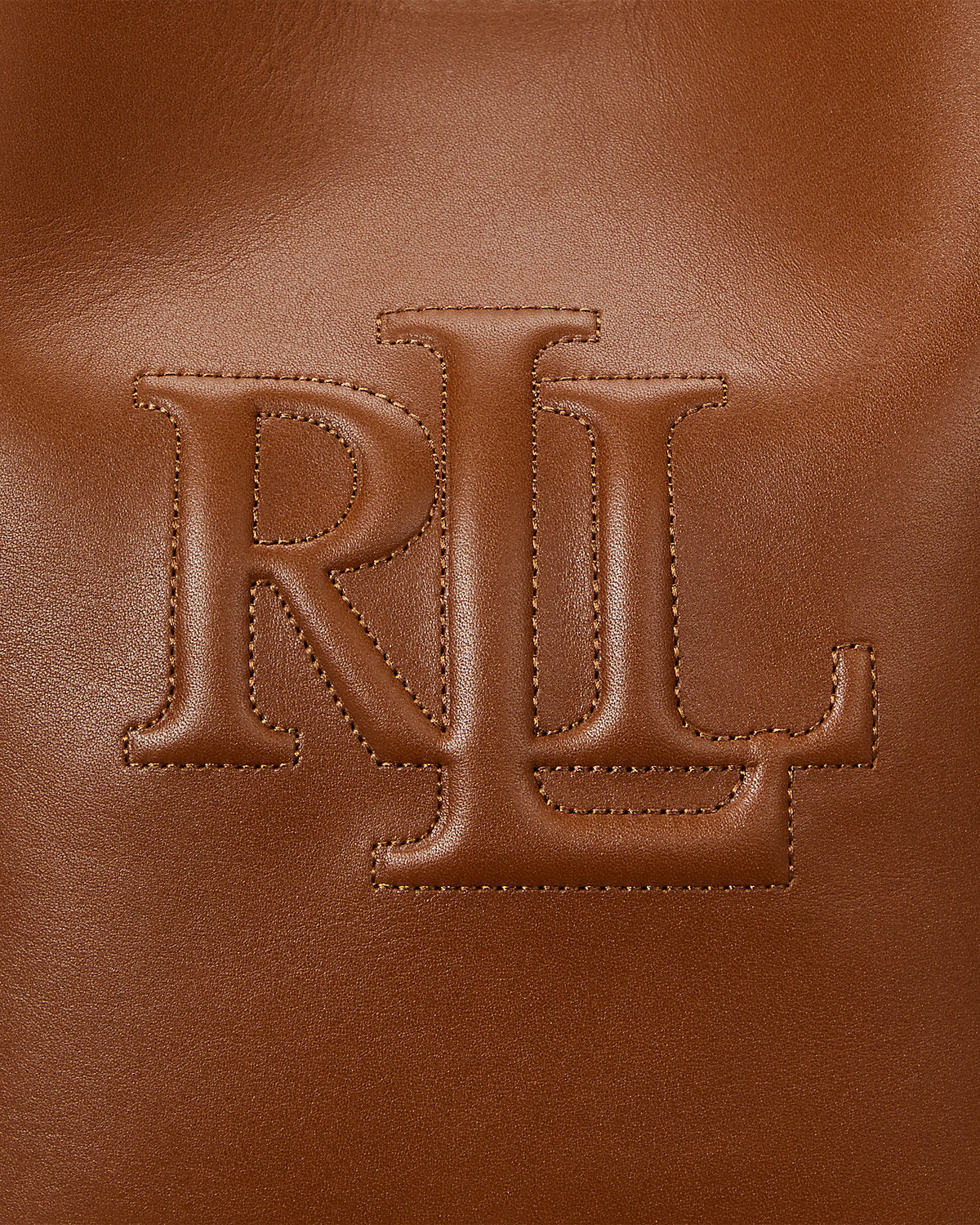 Ralph Lauren Leather Medium Witley Bucket Bag