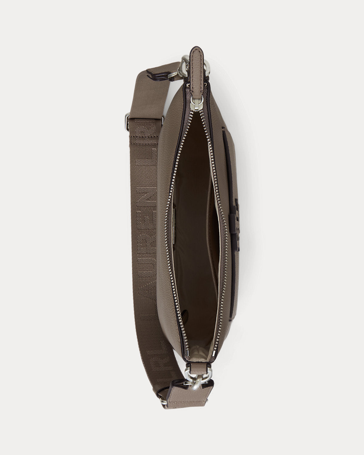 Ralph Lauren Pebbled Leather Large Cameryn Crossbody