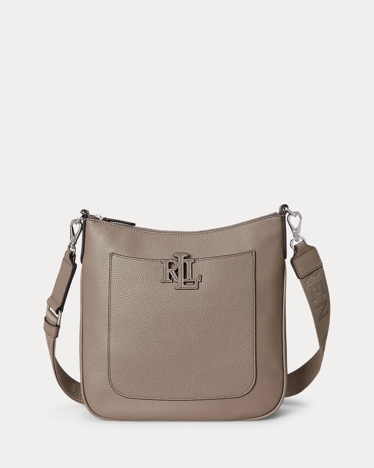 Ralph Lauren Pebbled Leather Large Cameryn Crossbody