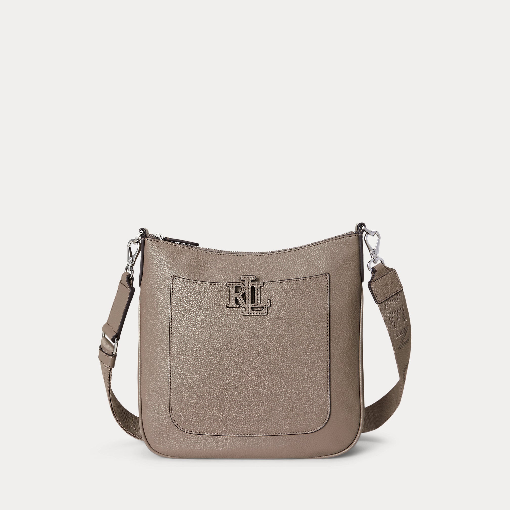 Ralph Lauren Pebbled Leather Large Cameryn Crossbody