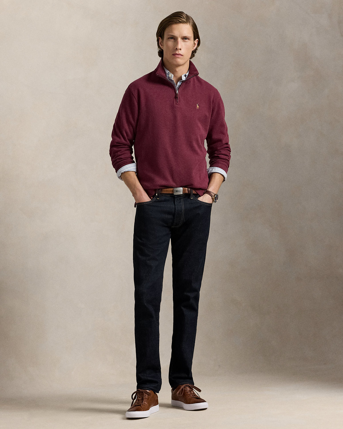 Ralph Lauren EstateRib QuarterZip Pullover