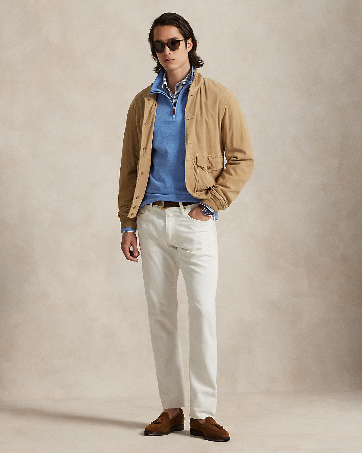 Ralph Lauren EstateRib QuarterZip Pullover
