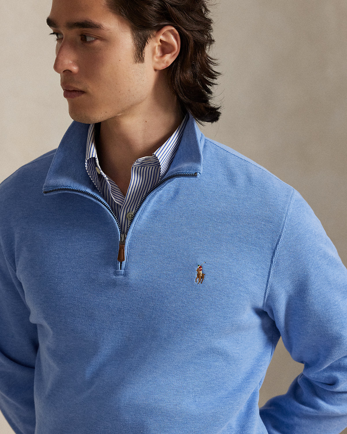 Ralph Lauren EstateRib QuarterZip Pullover