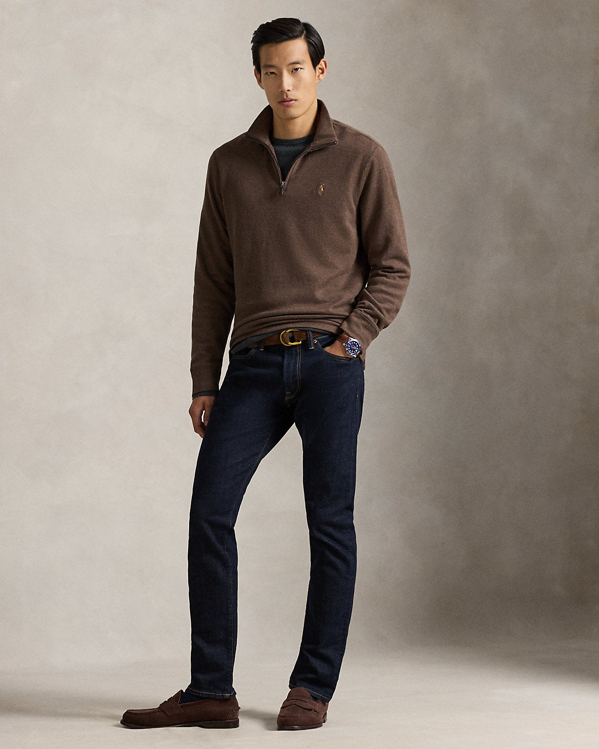 Ralph Lauren EstateRib QuarterZip Pullover