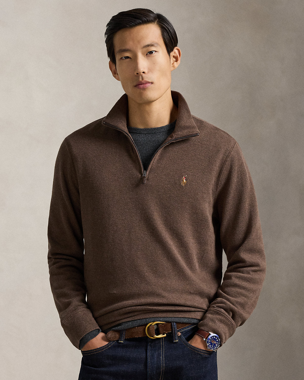 Ralph Lauren EstateRib QuarterZip Pullover
