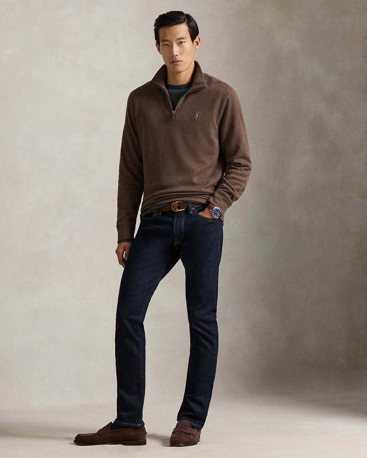 Ralph Lauren EstateRib QuarterZip Pullover