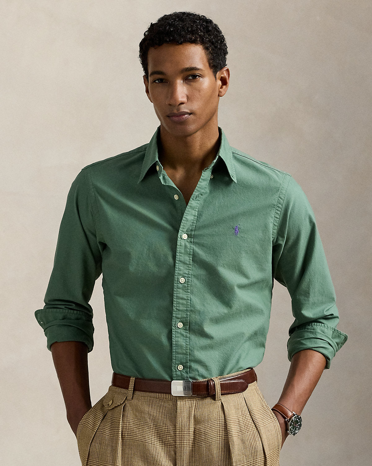 Ralph Lauren Classic Fit GarmentDyed Oxford Shirt