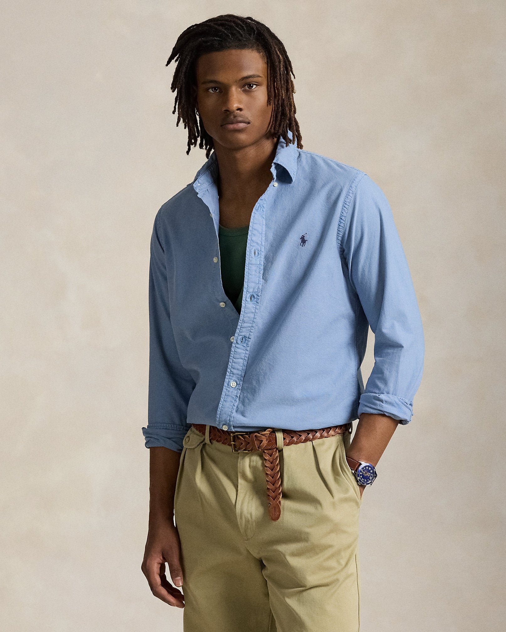 Ralph Lauren Classic Fit GarmentDyed Oxford Shirt