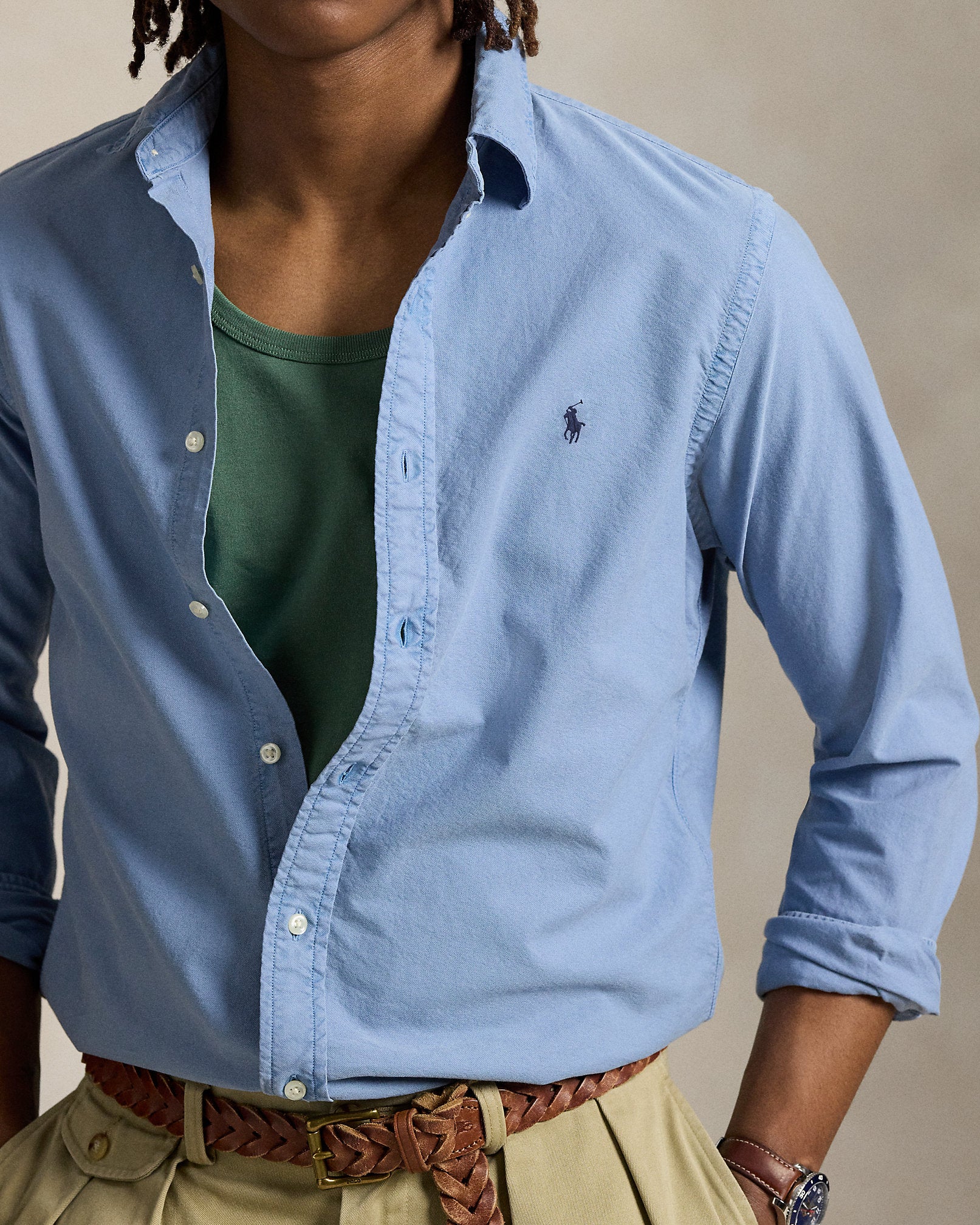 Ralph Lauren Classic Fit GarmentDyed Oxford Shirt