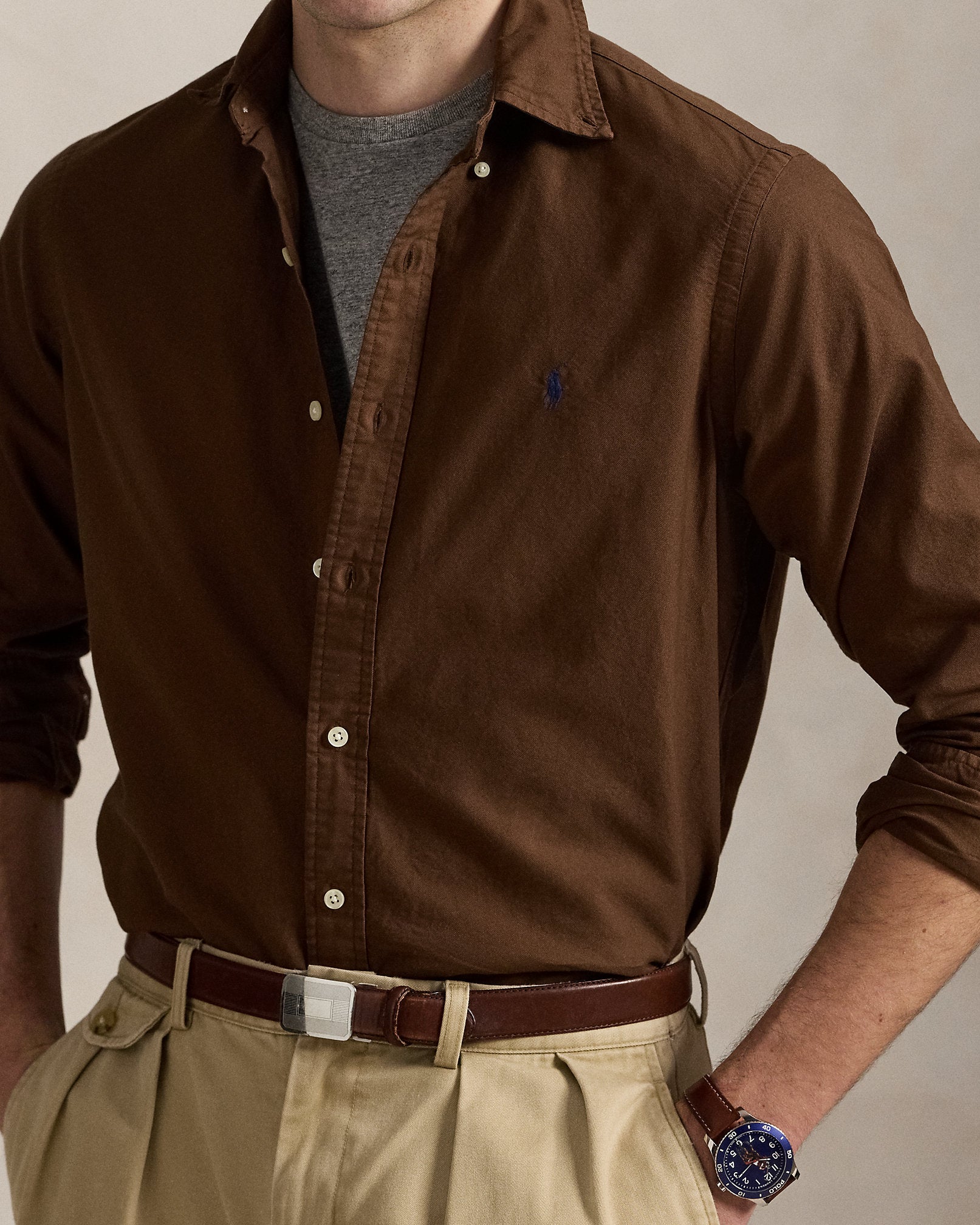 Ralph Lauren Classic Fit GarmentDyed Oxford Shirt