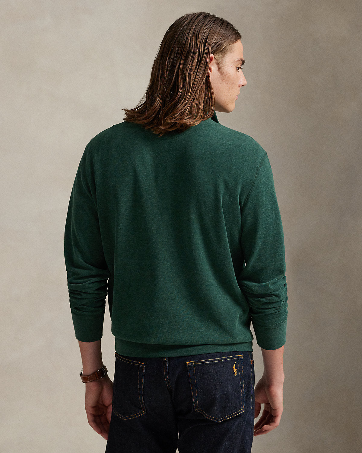 Ralph Lauren Luxury Jersey QuarterZip Pullover