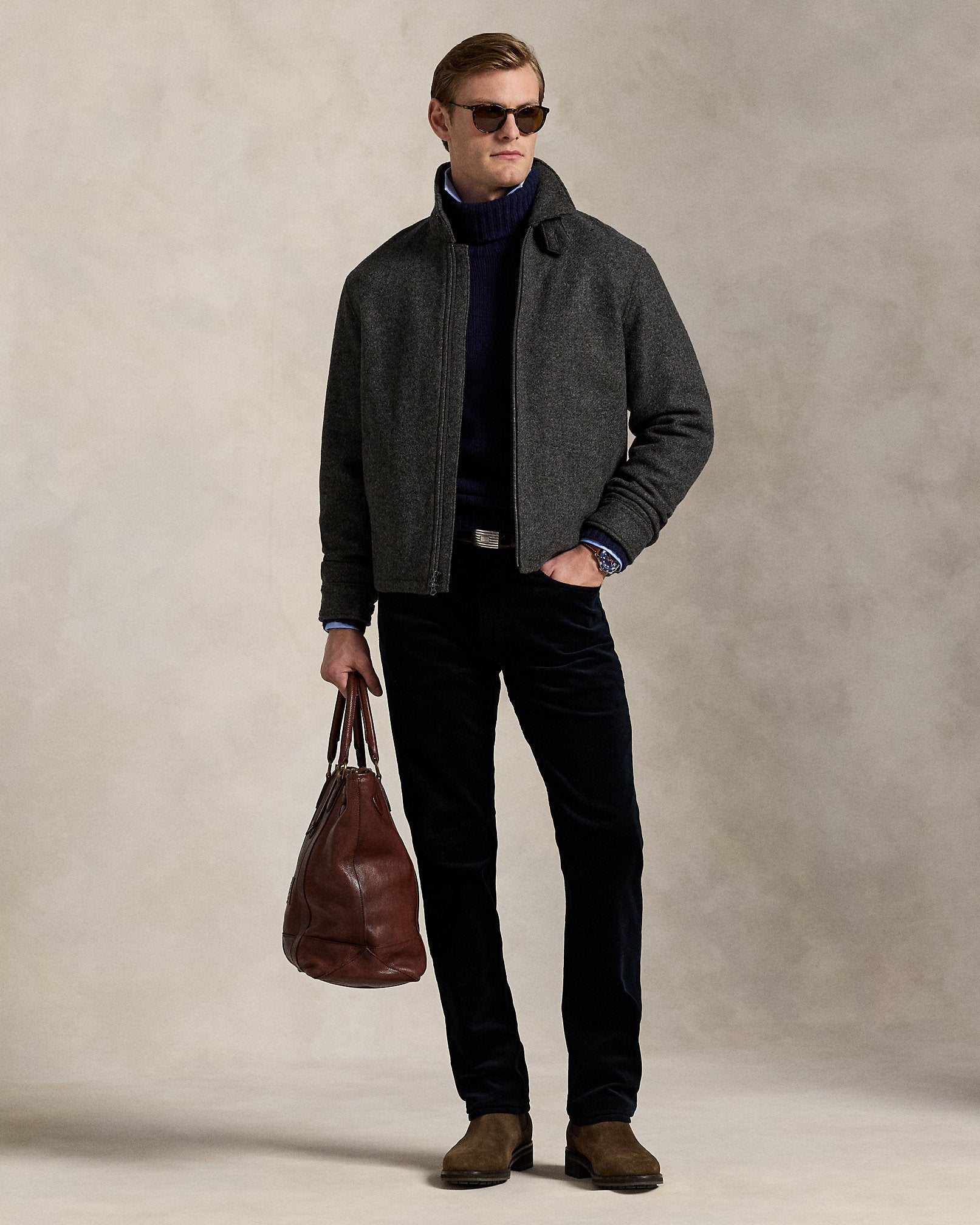 Ralph Lauren Varick Slim Straight Corduroy Pant