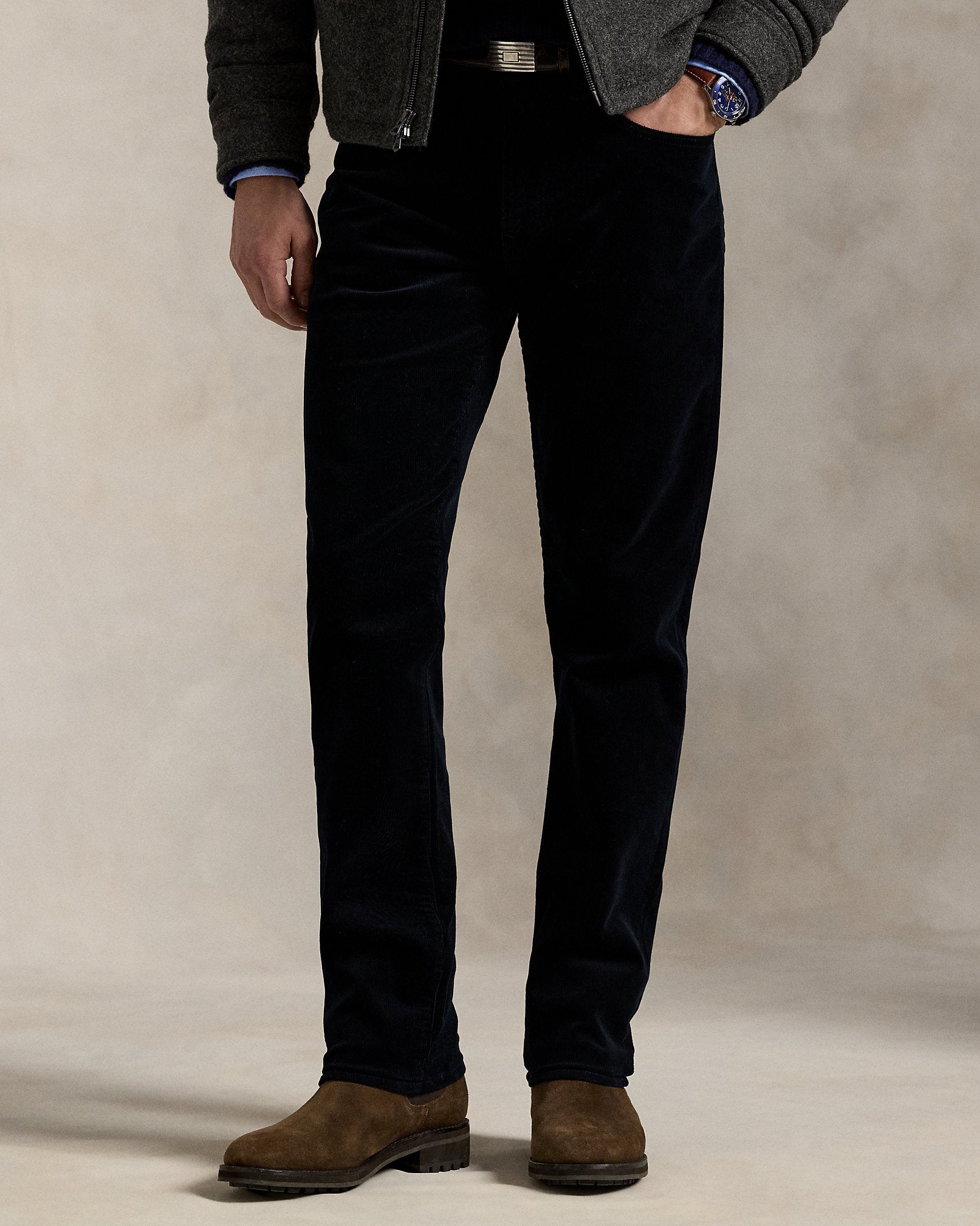 Ralph Lauren Varick Slim Straight Corduroy Pant