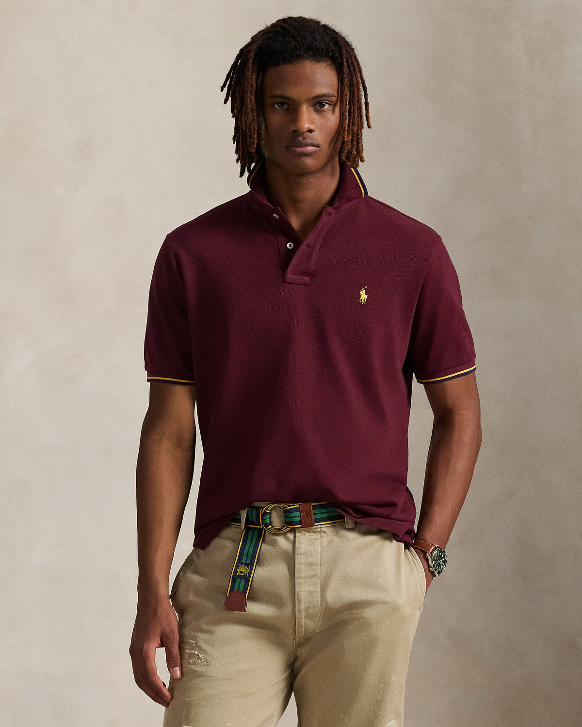 Ralph Lauren Classic Fit Mesh Polo Shirt