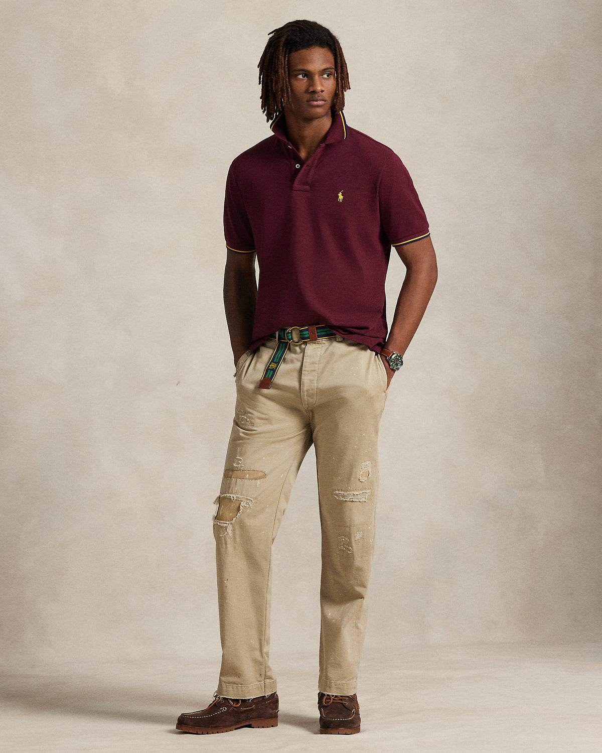 Ralph Lauren Classic Fit Mesh Polo Shirt