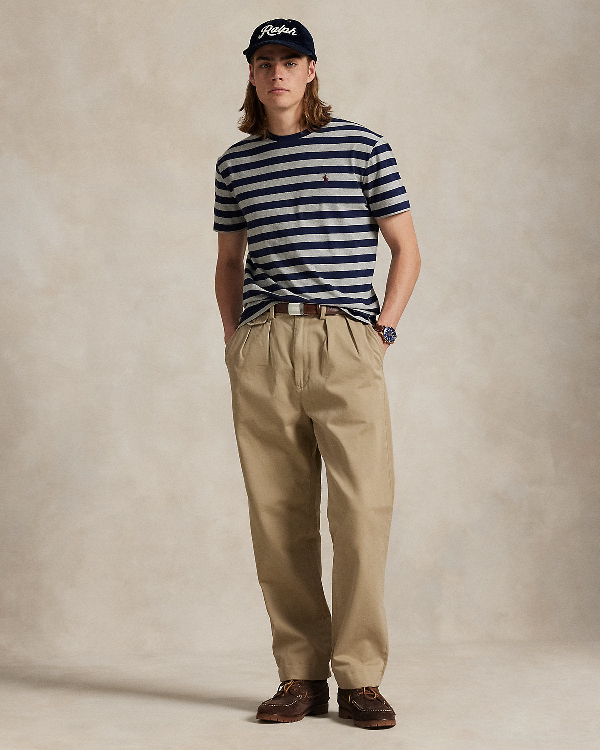Ralph Lauren Classic Fit Striped Jersey TShirt