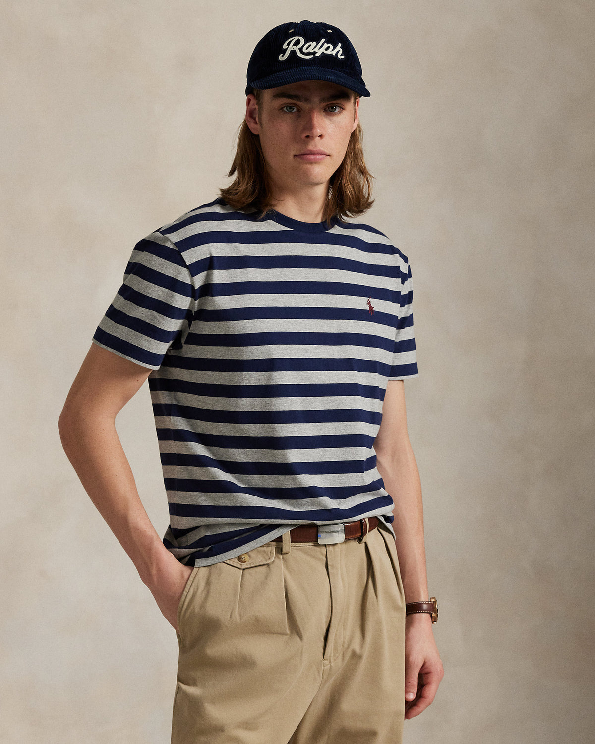Ralph Lauren Classic Fit Striped Jersey TShirt