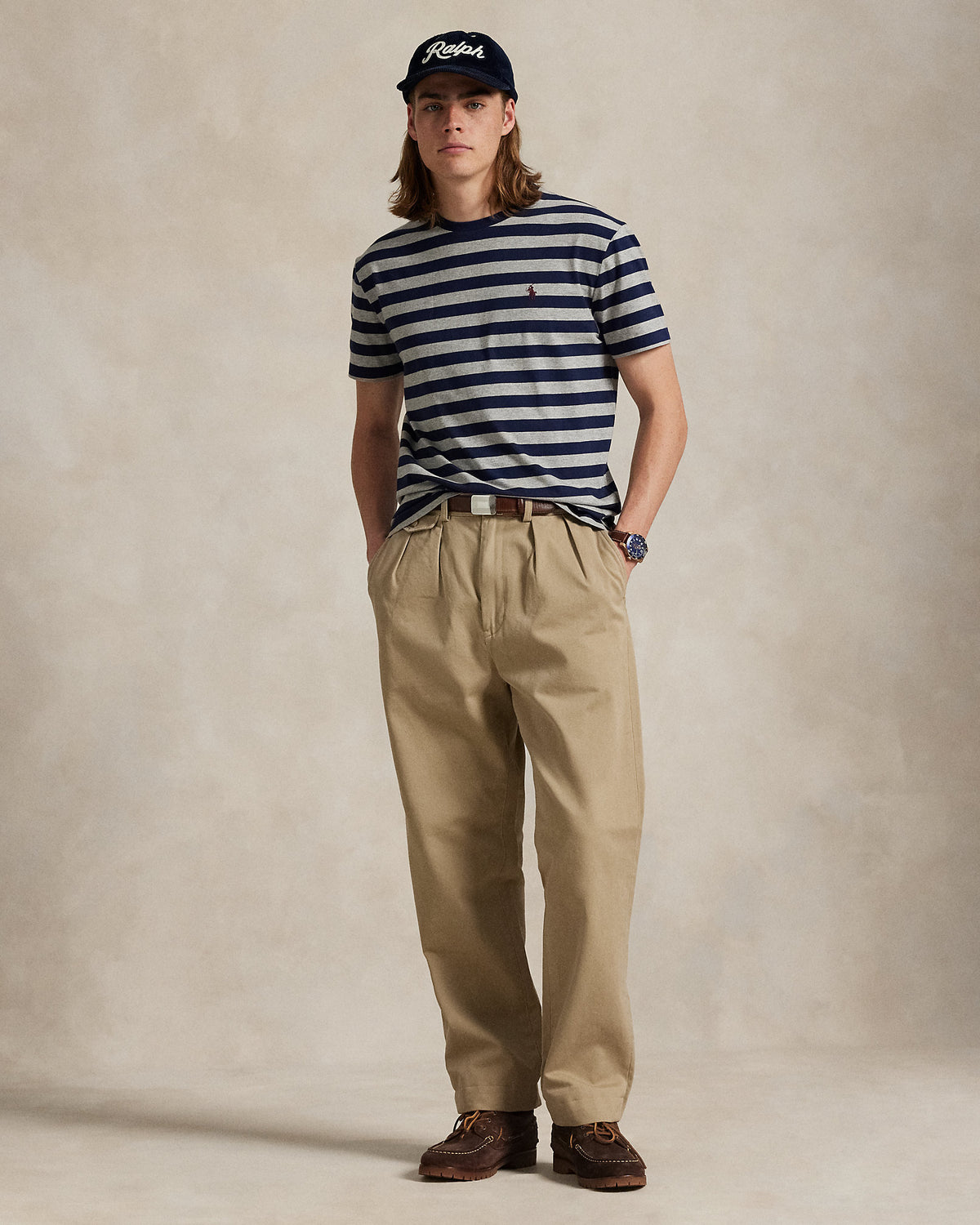 Ralph Lauren Classic Fit Striped Jersey TShirt