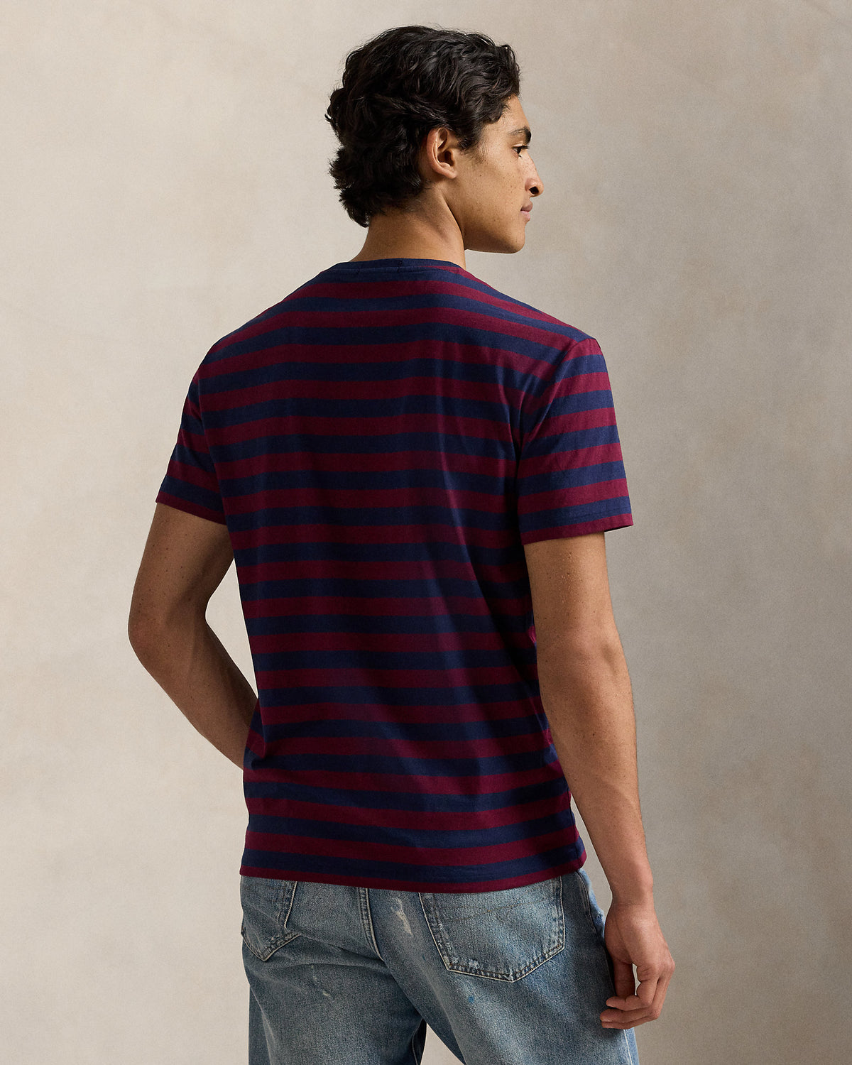 Ralph Lauren Classic Fit Striped Jersey TShirt