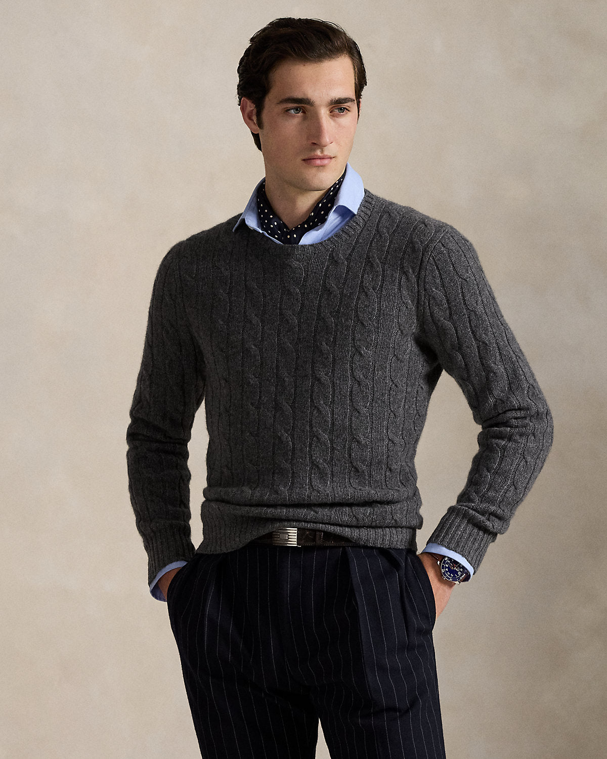 Ralph Lauren The Iconic CableKnit Cashmere Sweater