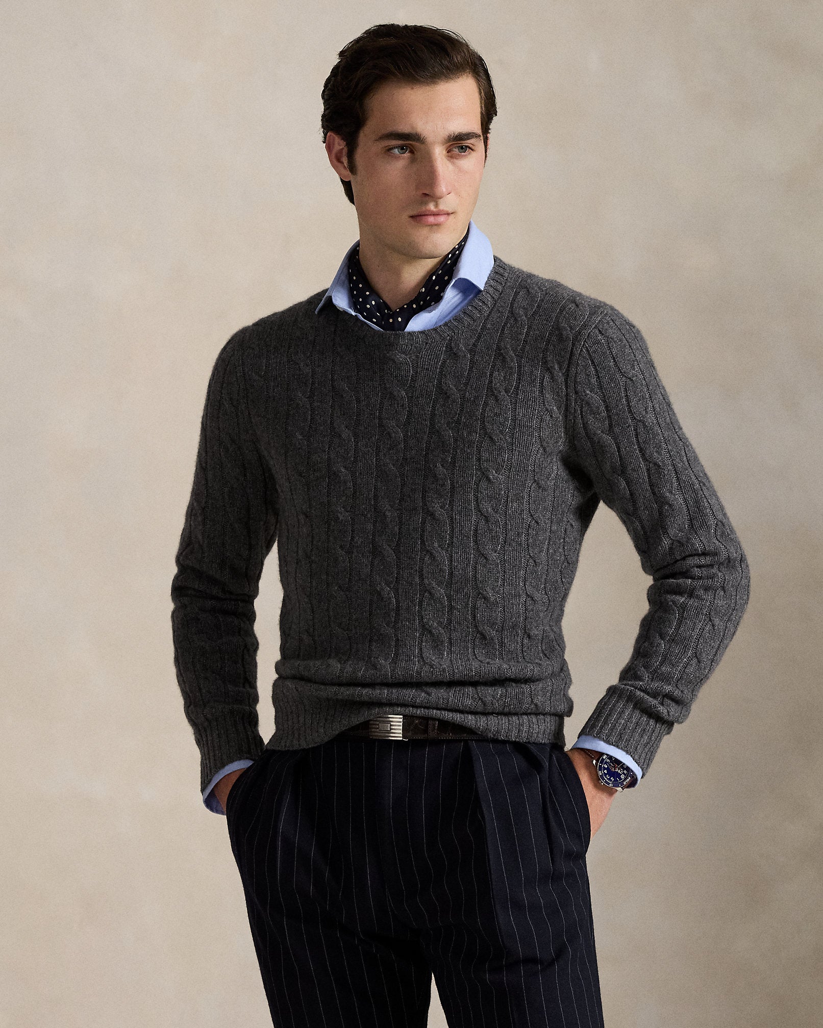 Ralph Lauren The Iconic CableKnit Cashmere Sweater
