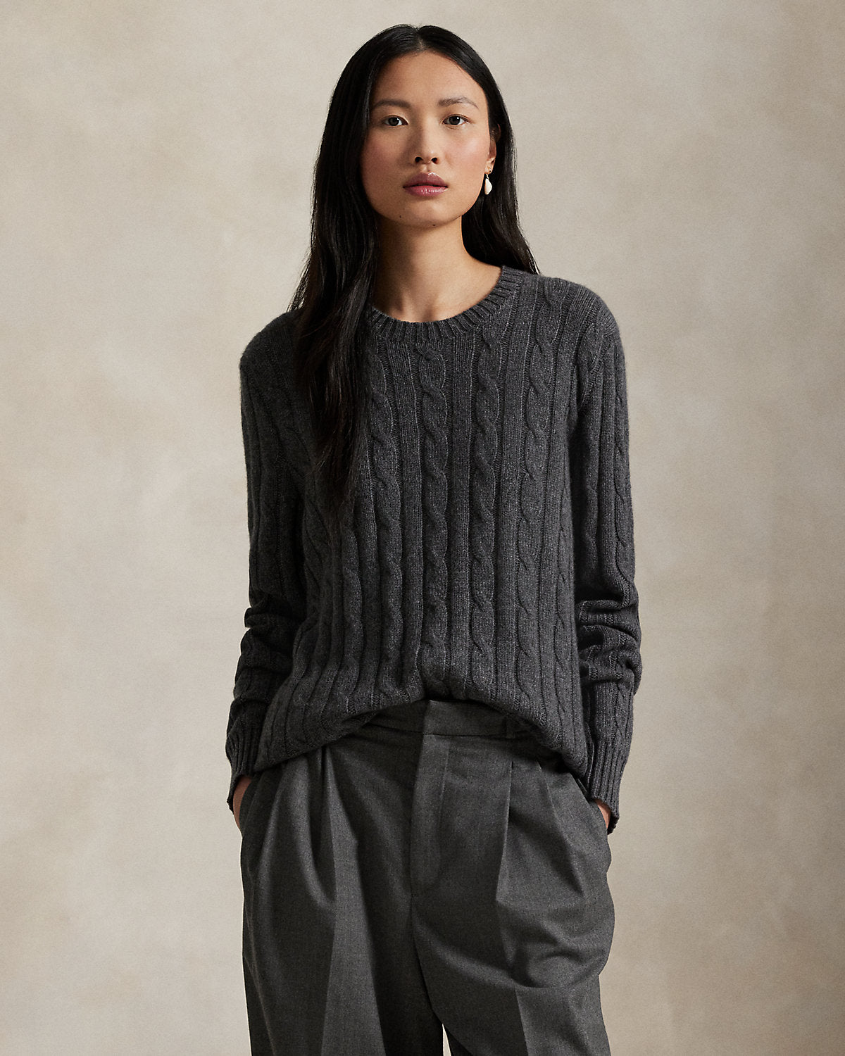 Ralph Lauren The Iconic CableKnit Cashmere Sweater