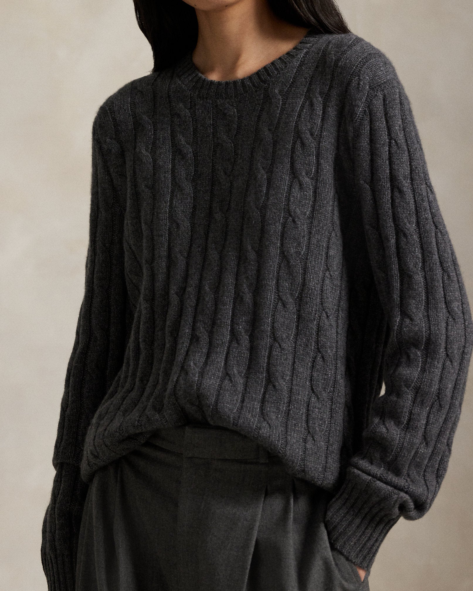 Ralph Lauren The Iconic CableKnit Cashmere Sweater