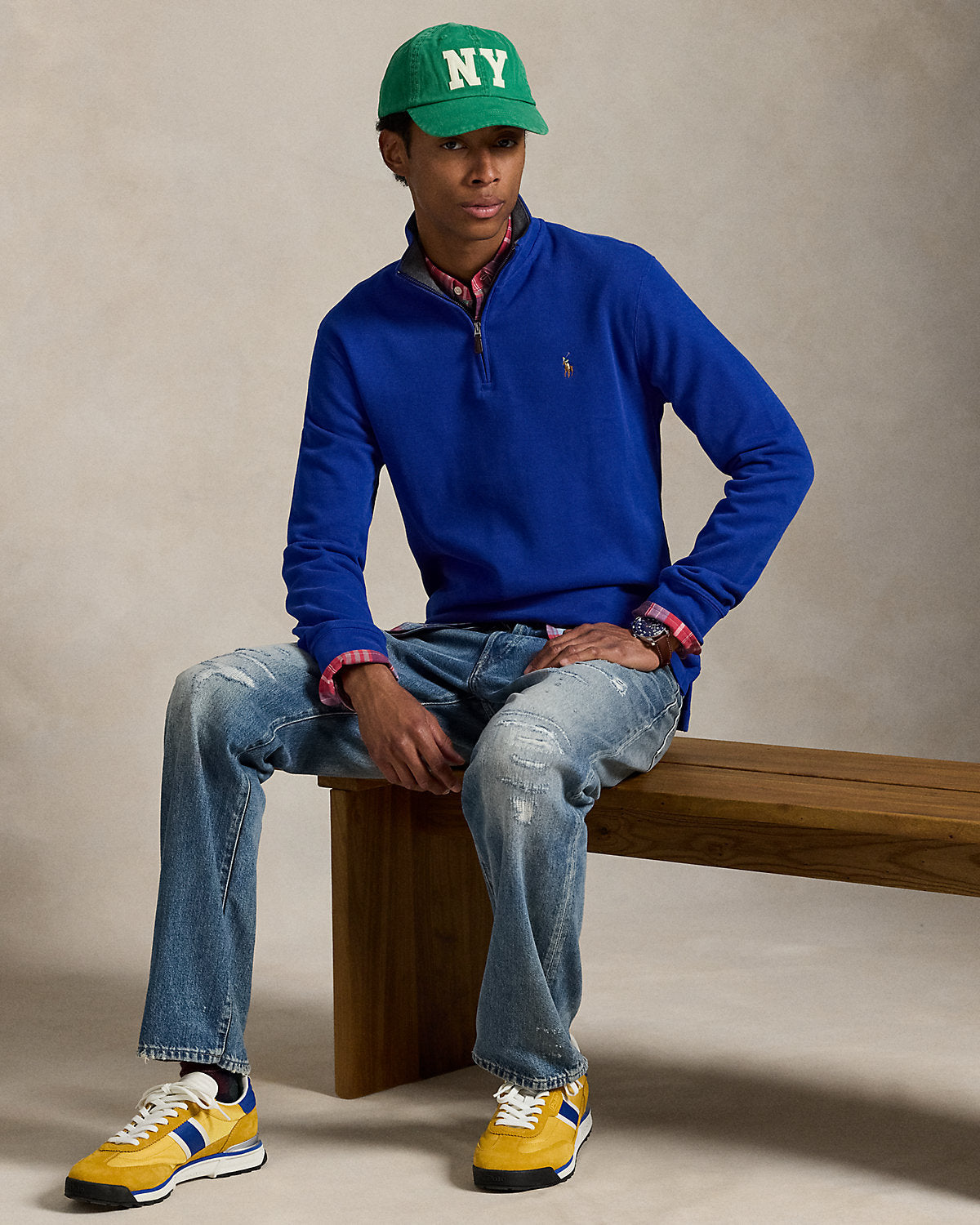 Ralph Lauren EstateRib QuarterZip Pullover