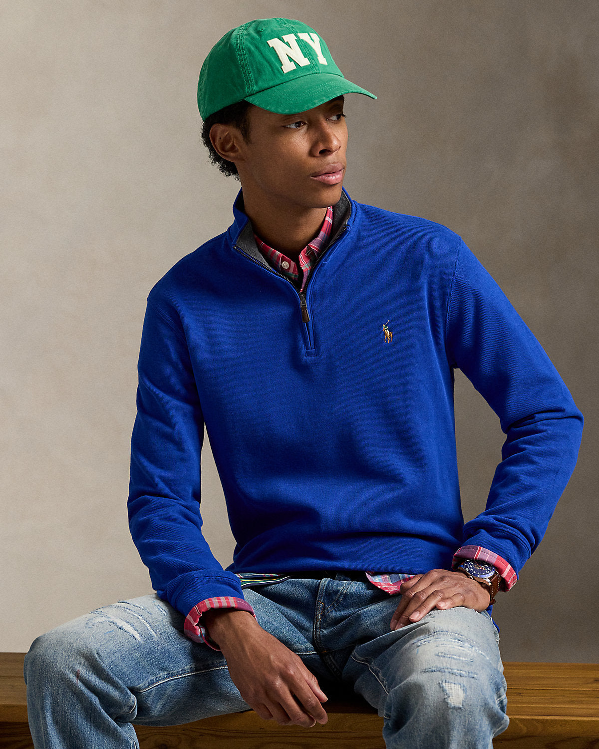Ralph Lauren EstateRib QuarterZip Pullover