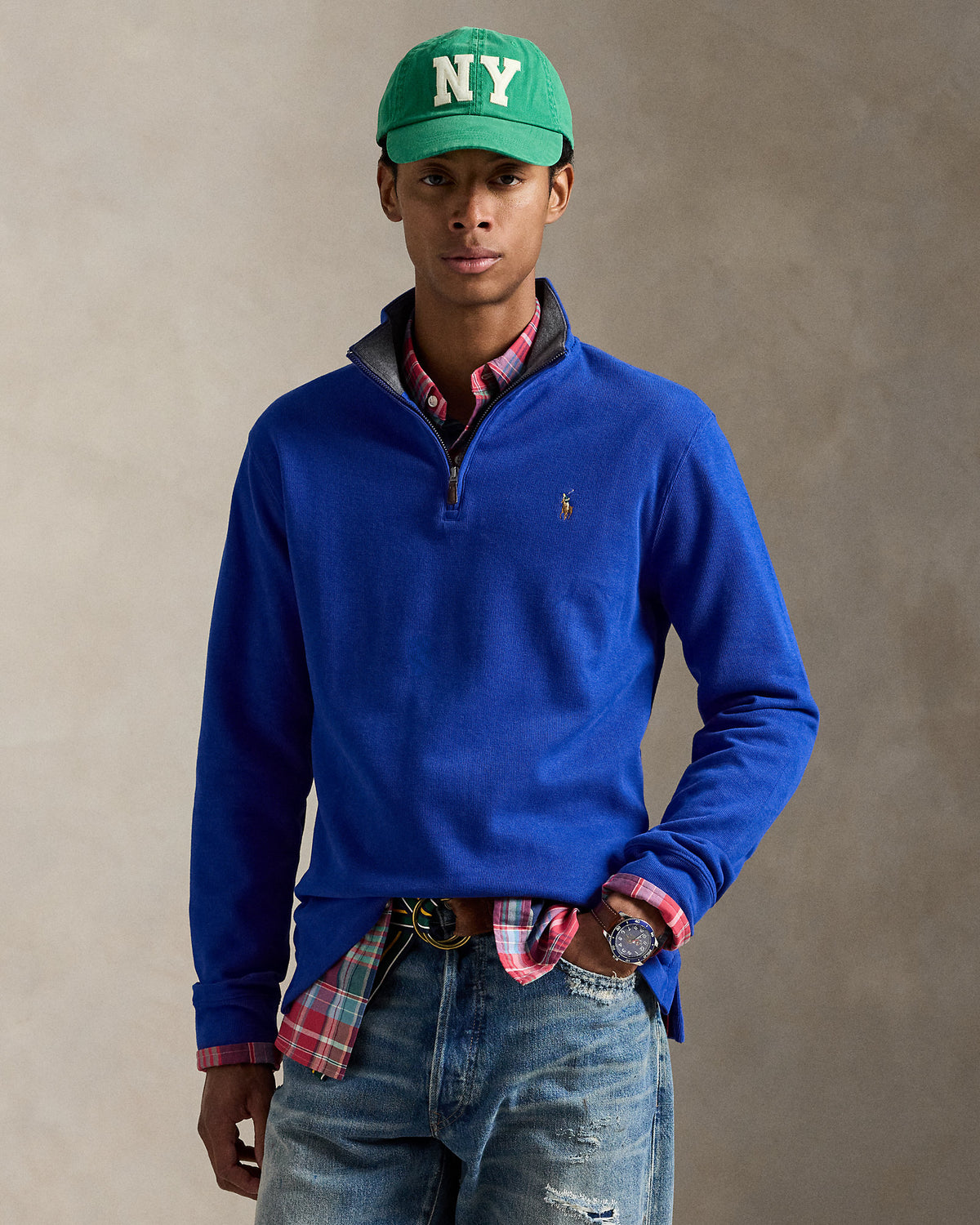 Ralph Lauren EstateRib QuarterZip Pullover