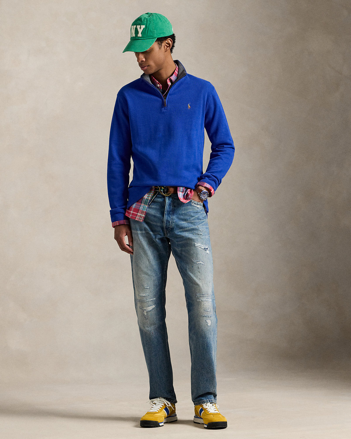Ralph Lauren EstateRib QuarterZip Pullover