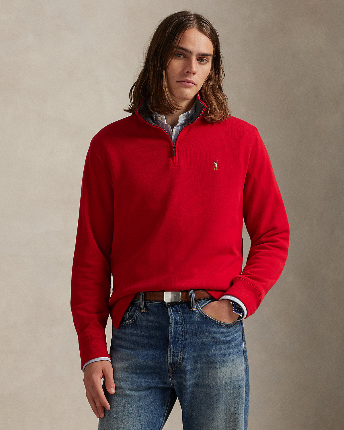 Ralph Lauren EstateRib QuarterZip Pullover