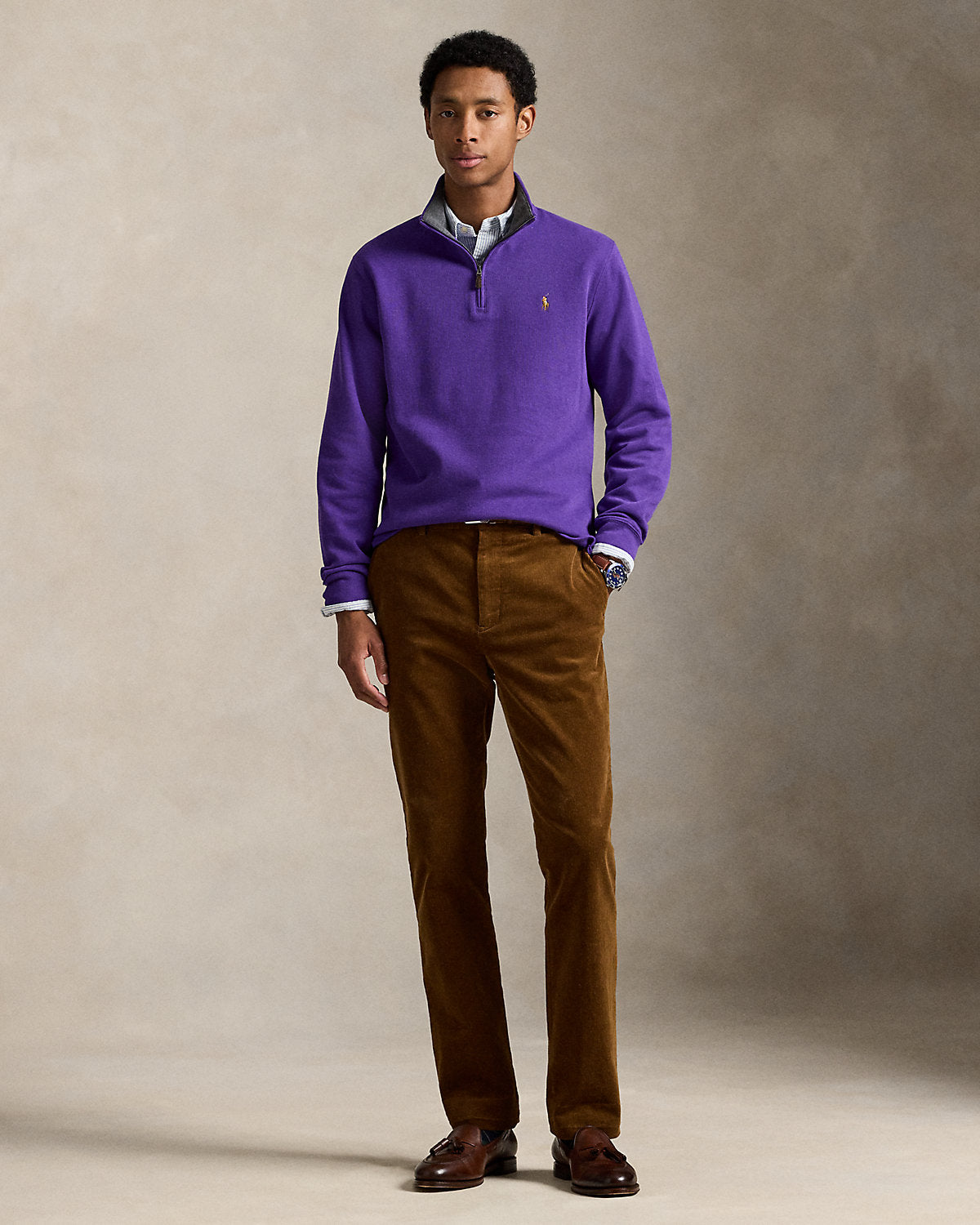 Ralph Lauren EstateRib QuarterZip Pullover
