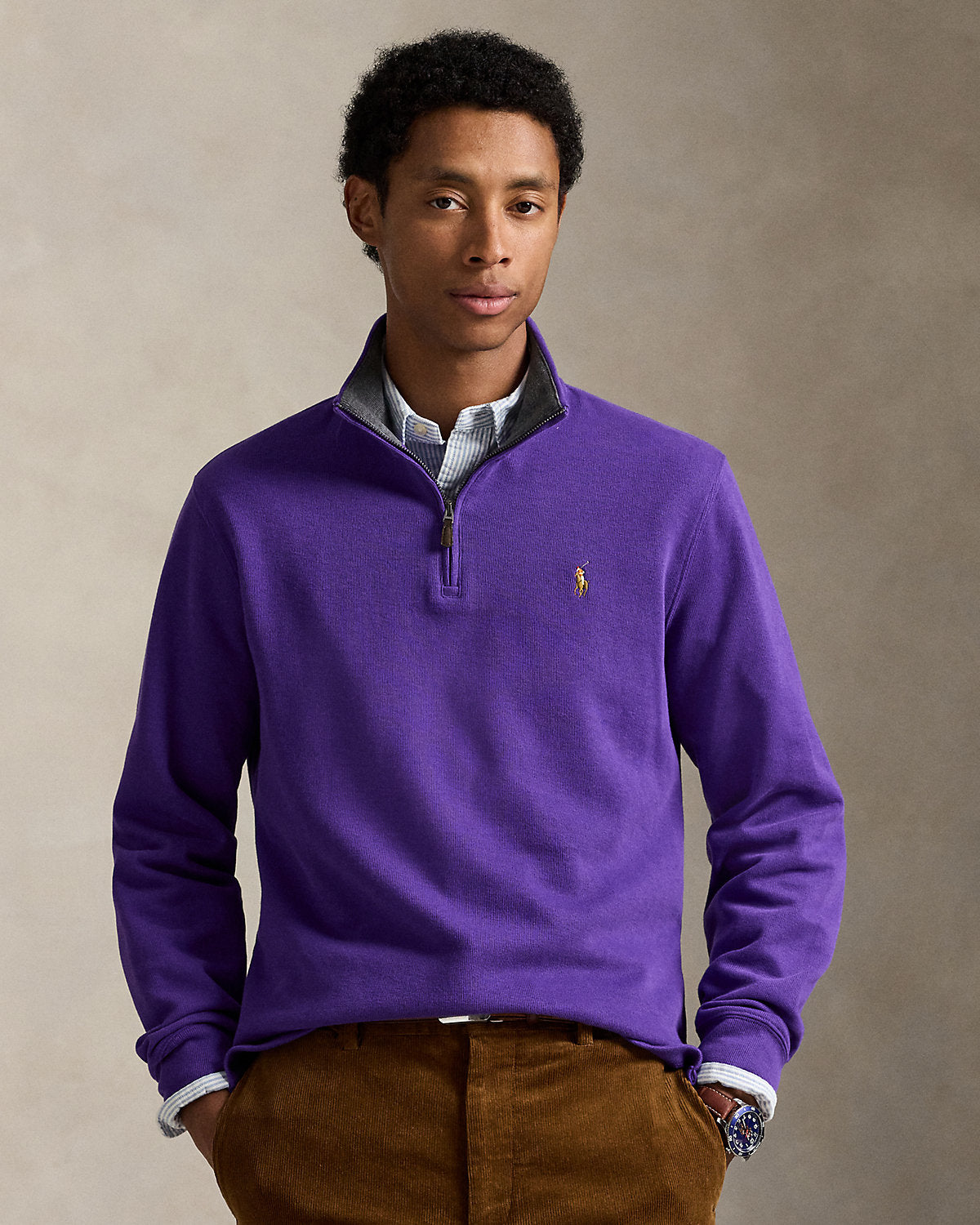 Ralph Lauren EstateRib QuarterZip Pullover
