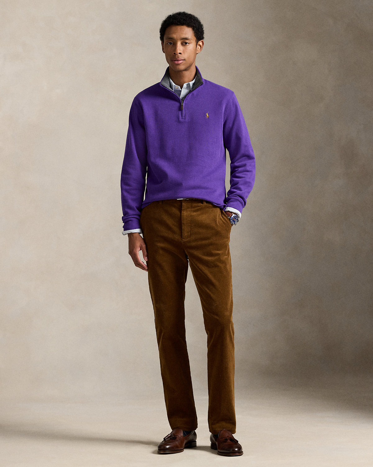 Ralph Lauren EstateRib QuarterZip Pullover