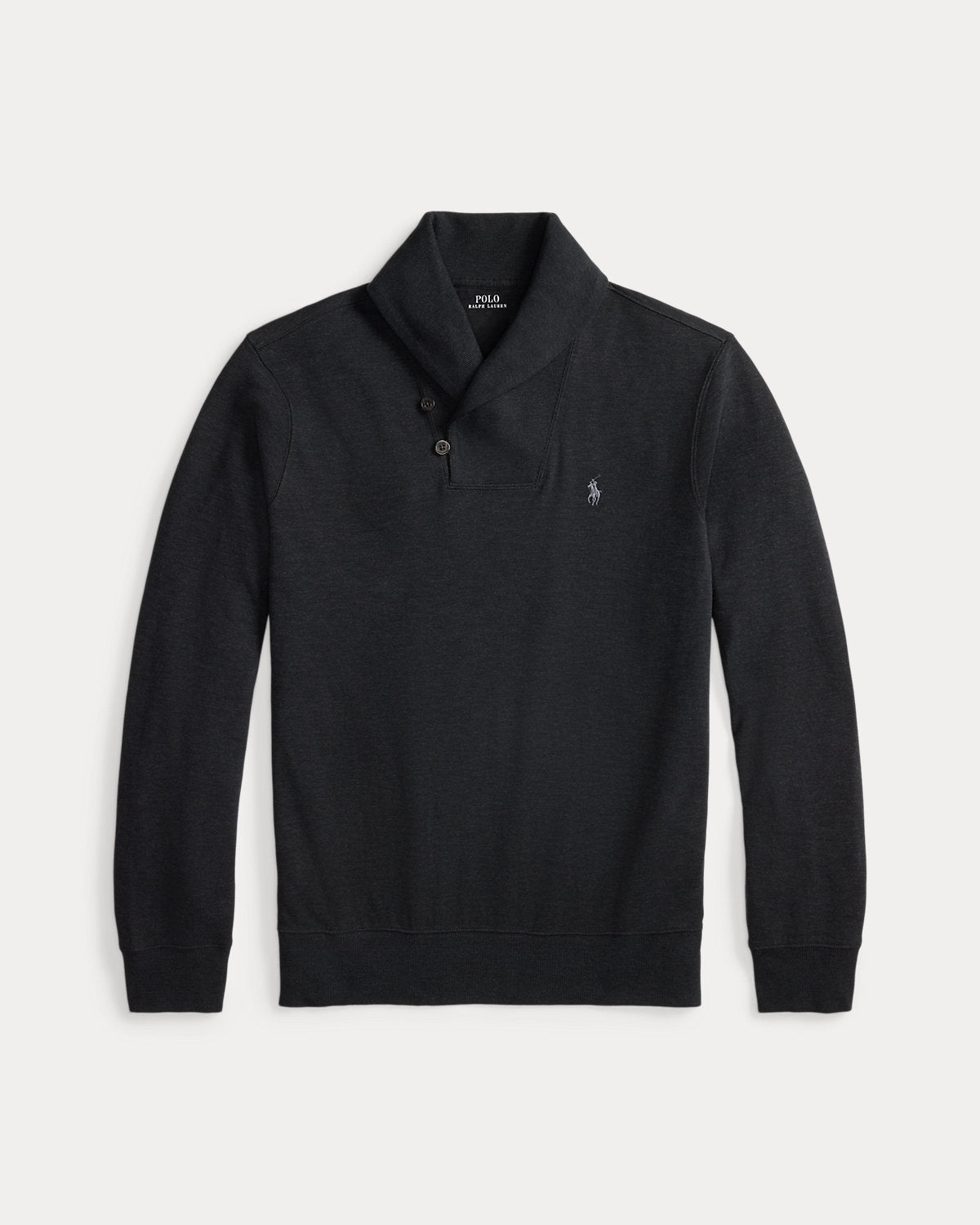 Ralph Lauren Luxury Jersey ShawlCollar Pullover