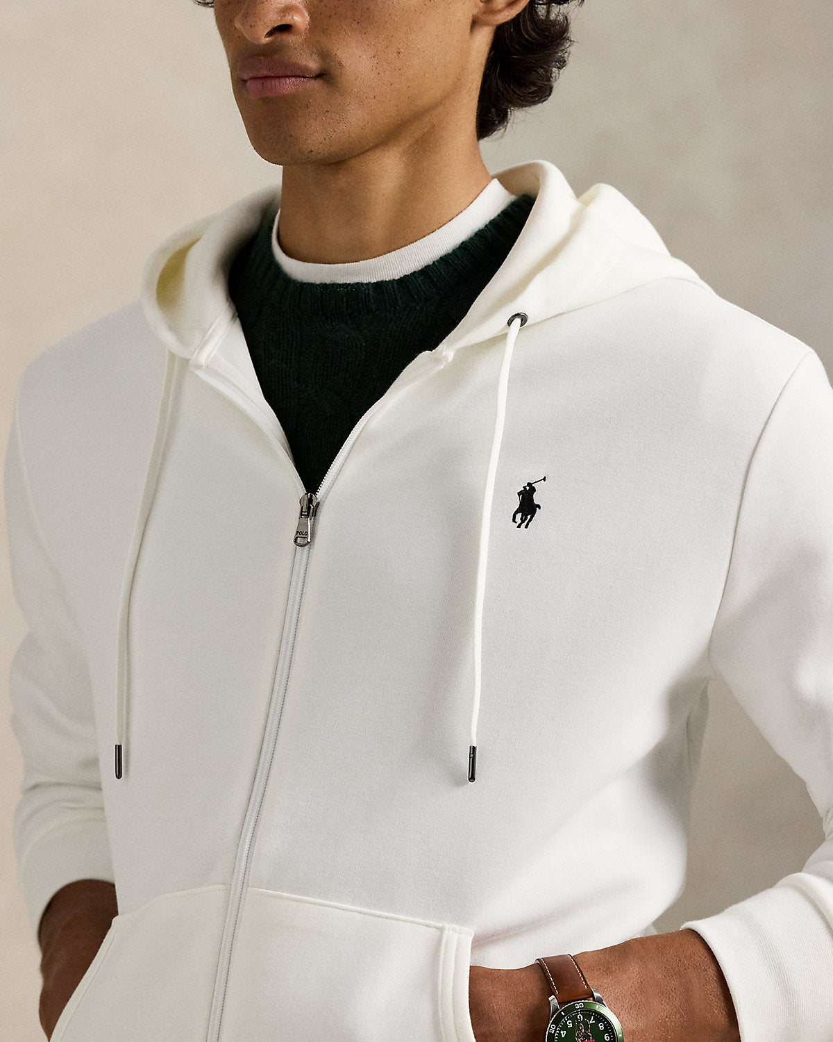 Ralph Lauren DoubleKnit FullZip Hoodie